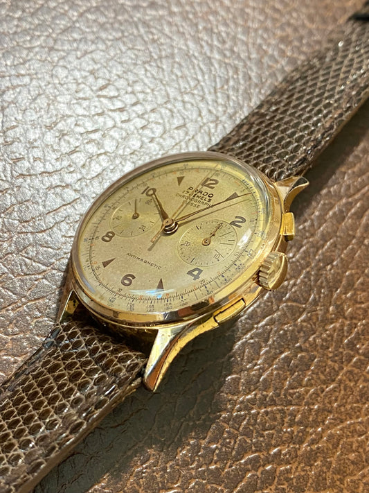 Prado Chronographe Suisse Montre Vintage Mécanique Landeron 51 - 1950