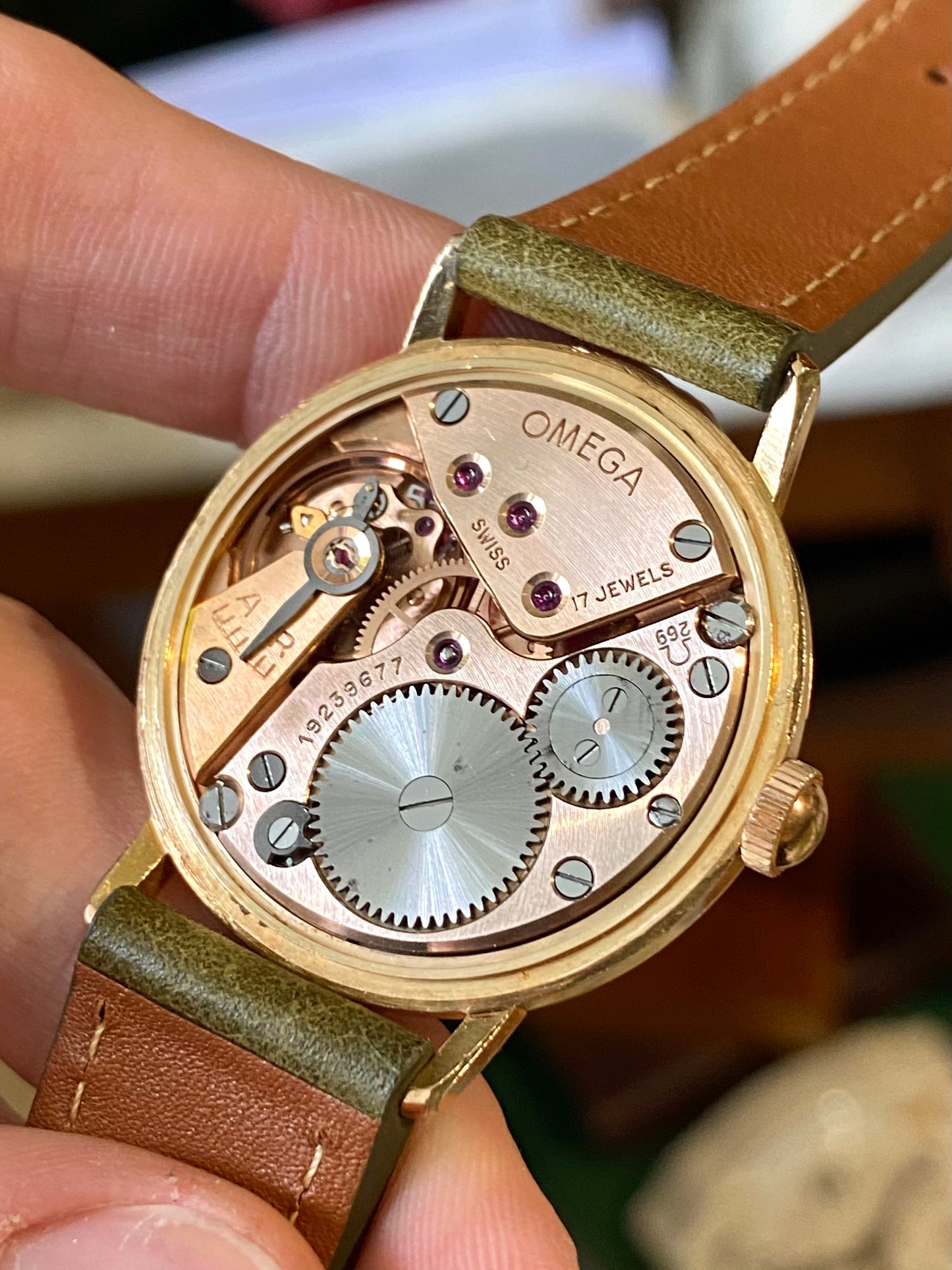 Omega Montre Vintage Mécanique Plaqué Or Cal.269 Réf. 121.002-62 - 1962