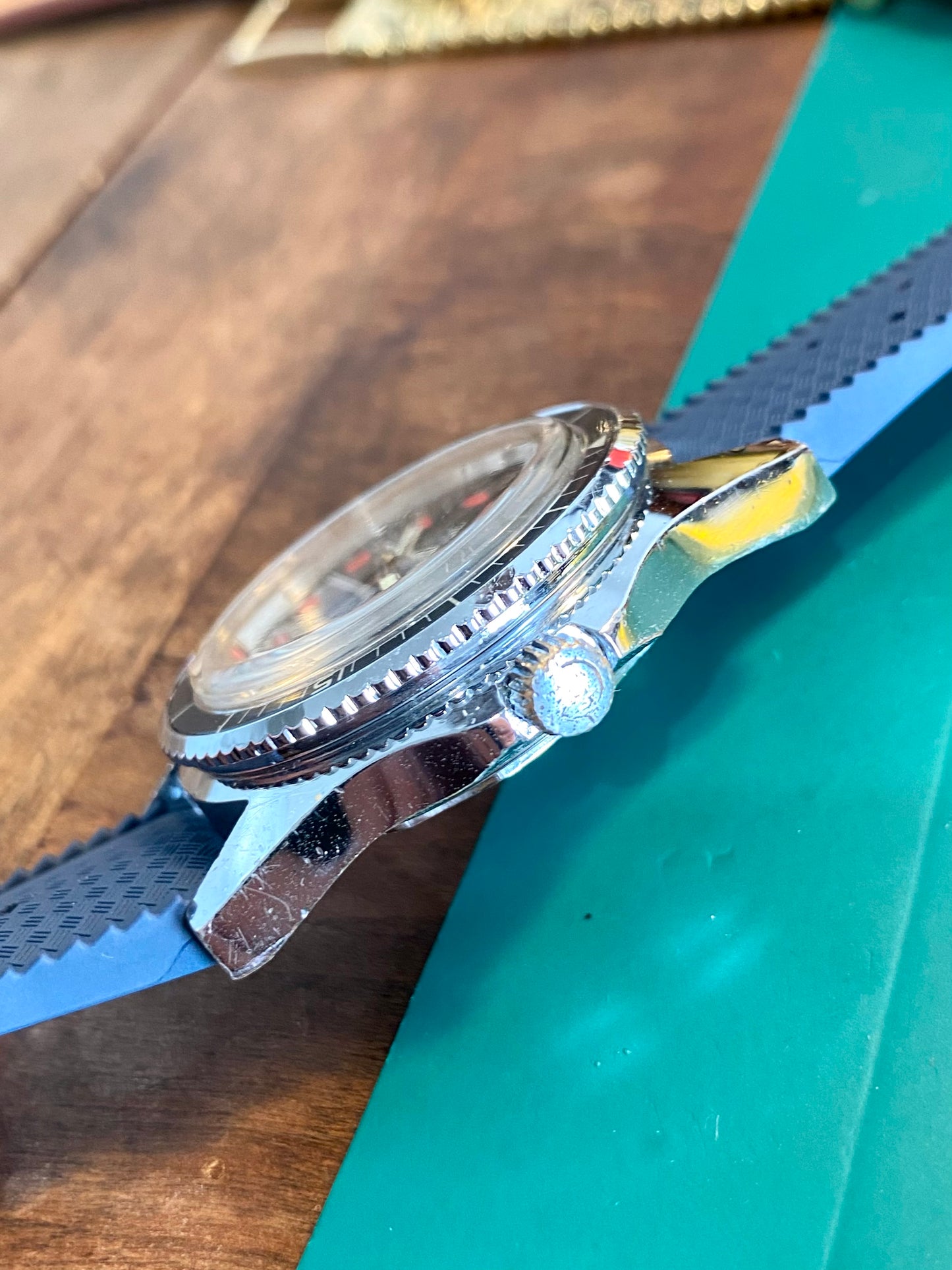 JAZ Montre Vintage De Plongée Mécanique 1970