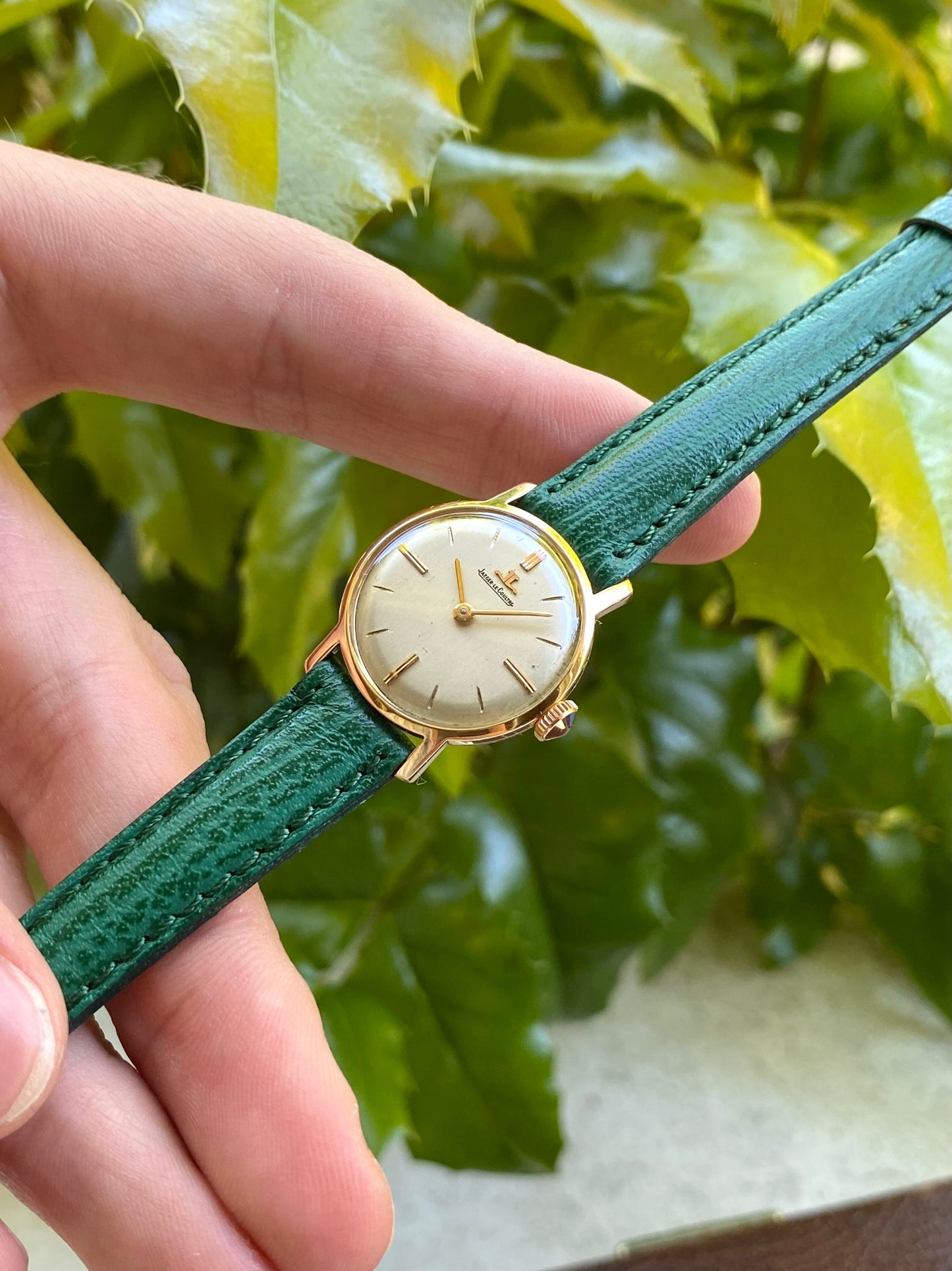 Jaeger-LeCoultre Lady en Or Rose 18k 750/1000 Montre Vintage Mécanique Dame 1960 + Boîte