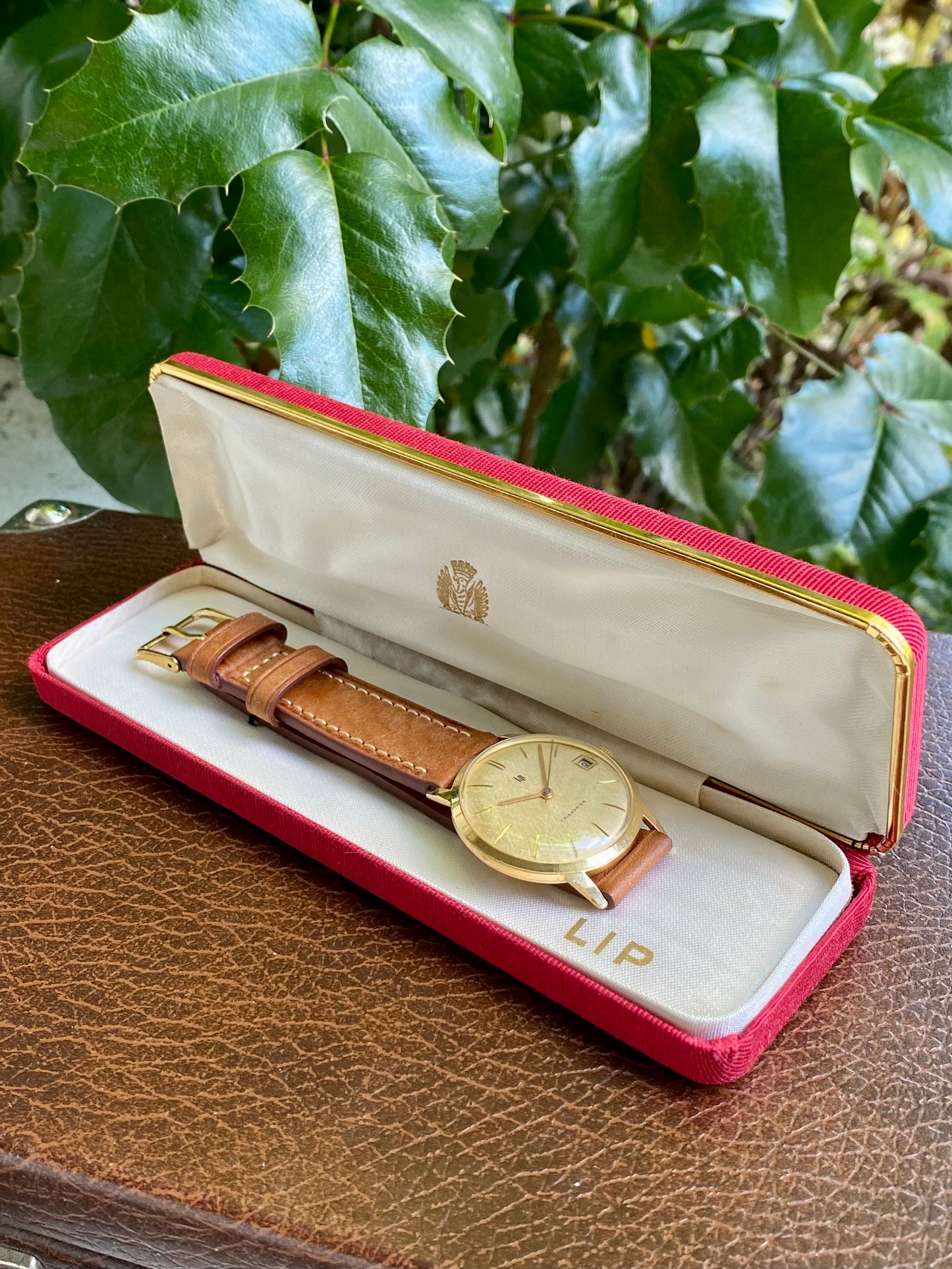 LIP Écrin Neuf de Montre Vintage Mécanique - Étui - Boîte 1960