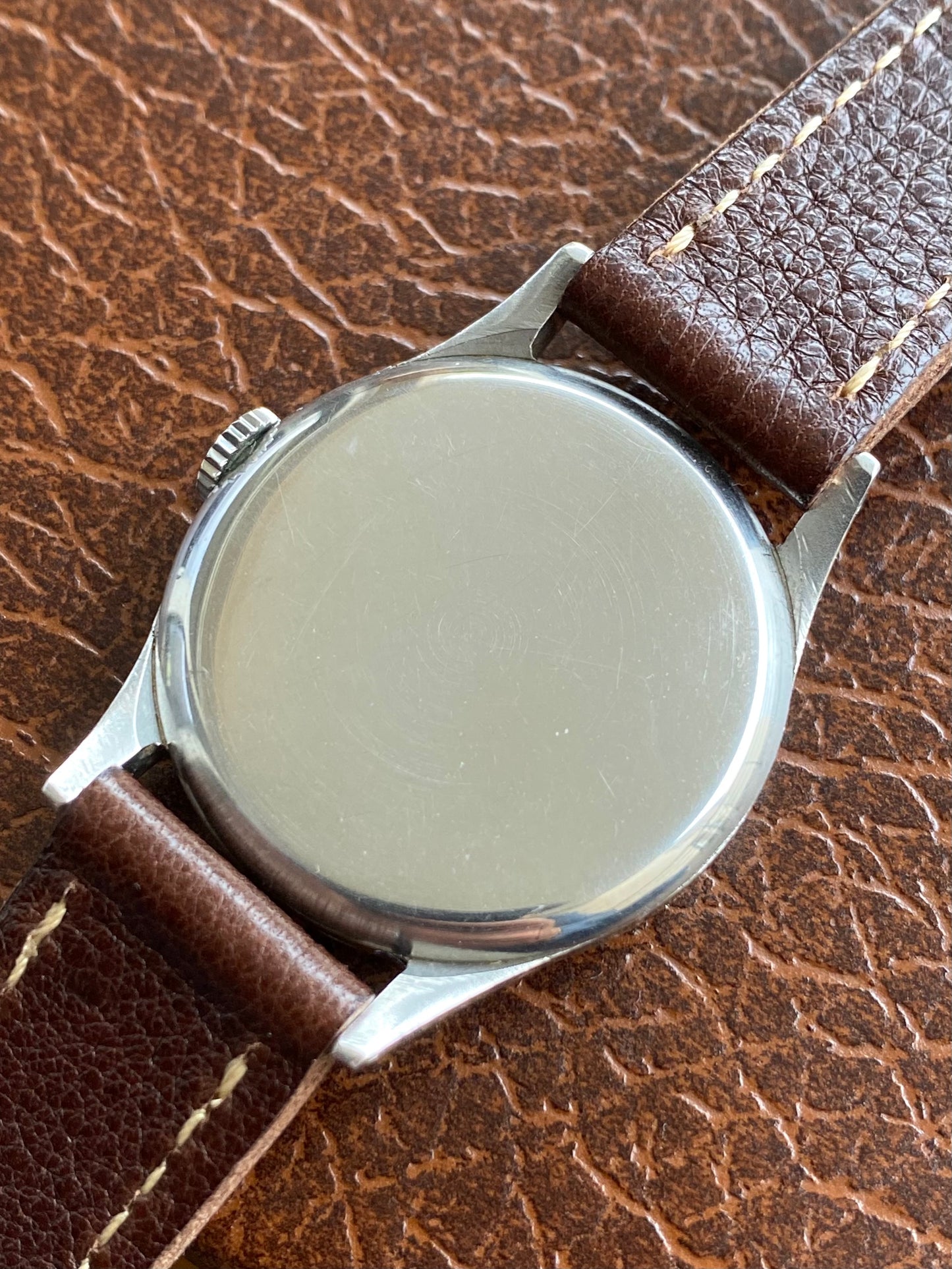 Omega 30t2 Réf. 2390/7 Montre Vintage Mécanique Cadran Bi-Ton Acier 1946