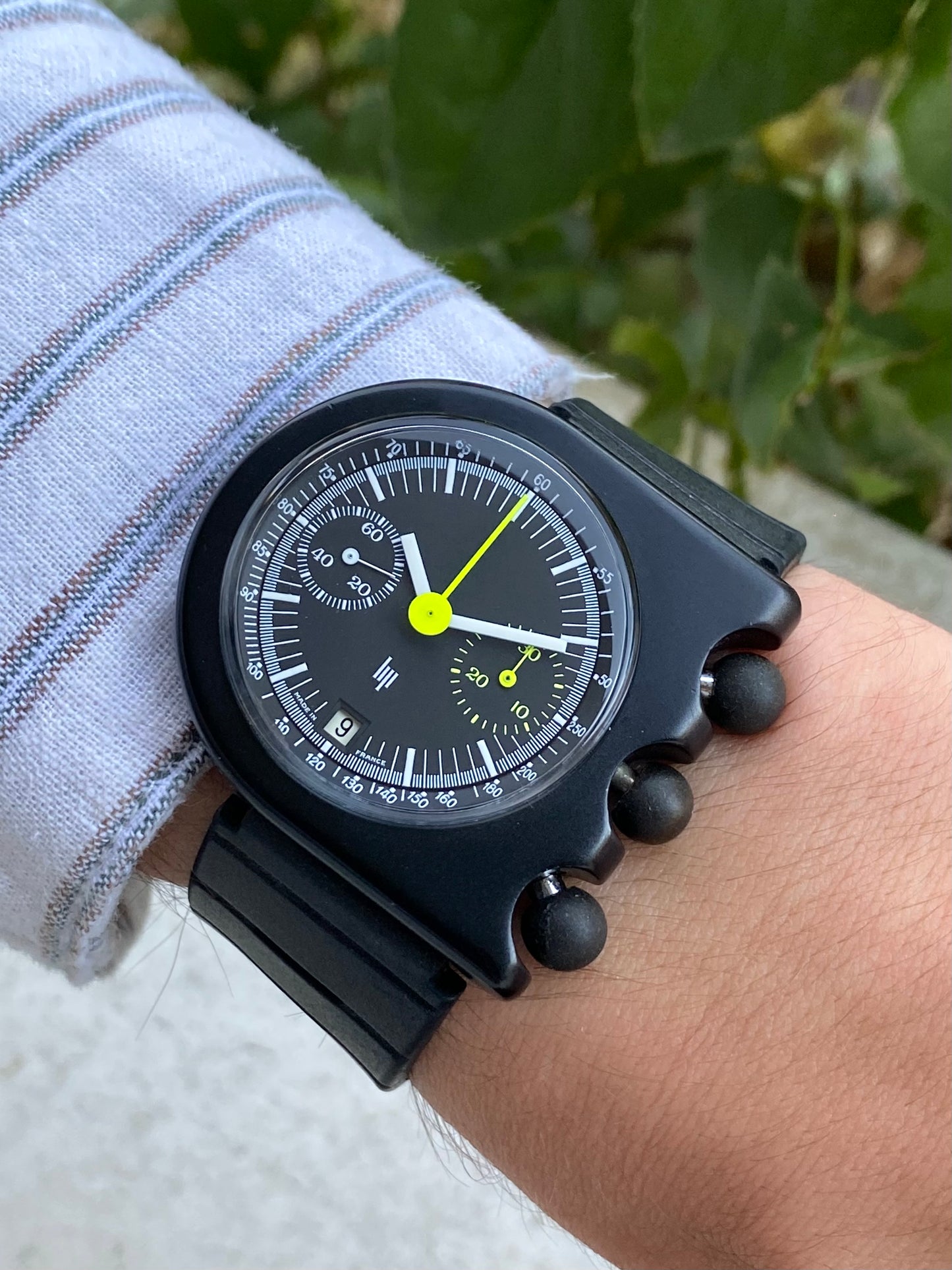 LIP Mach 2000 Chronograph Valjoux 7734 - Roger Tallon - Montre Vintage Mécanique - 1970