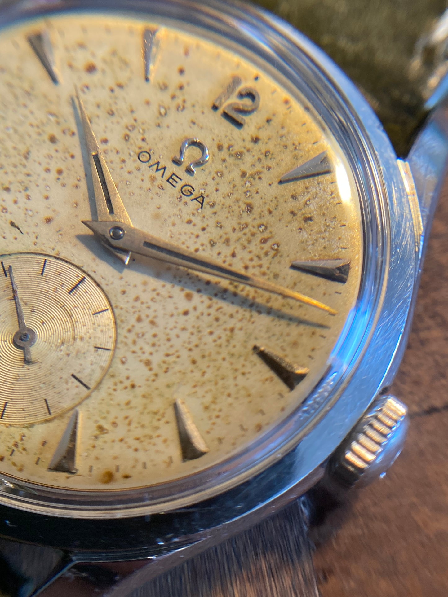 Omega 2639 -15 Montre Vintage Mécanique Militaire Style Cal.266 1953