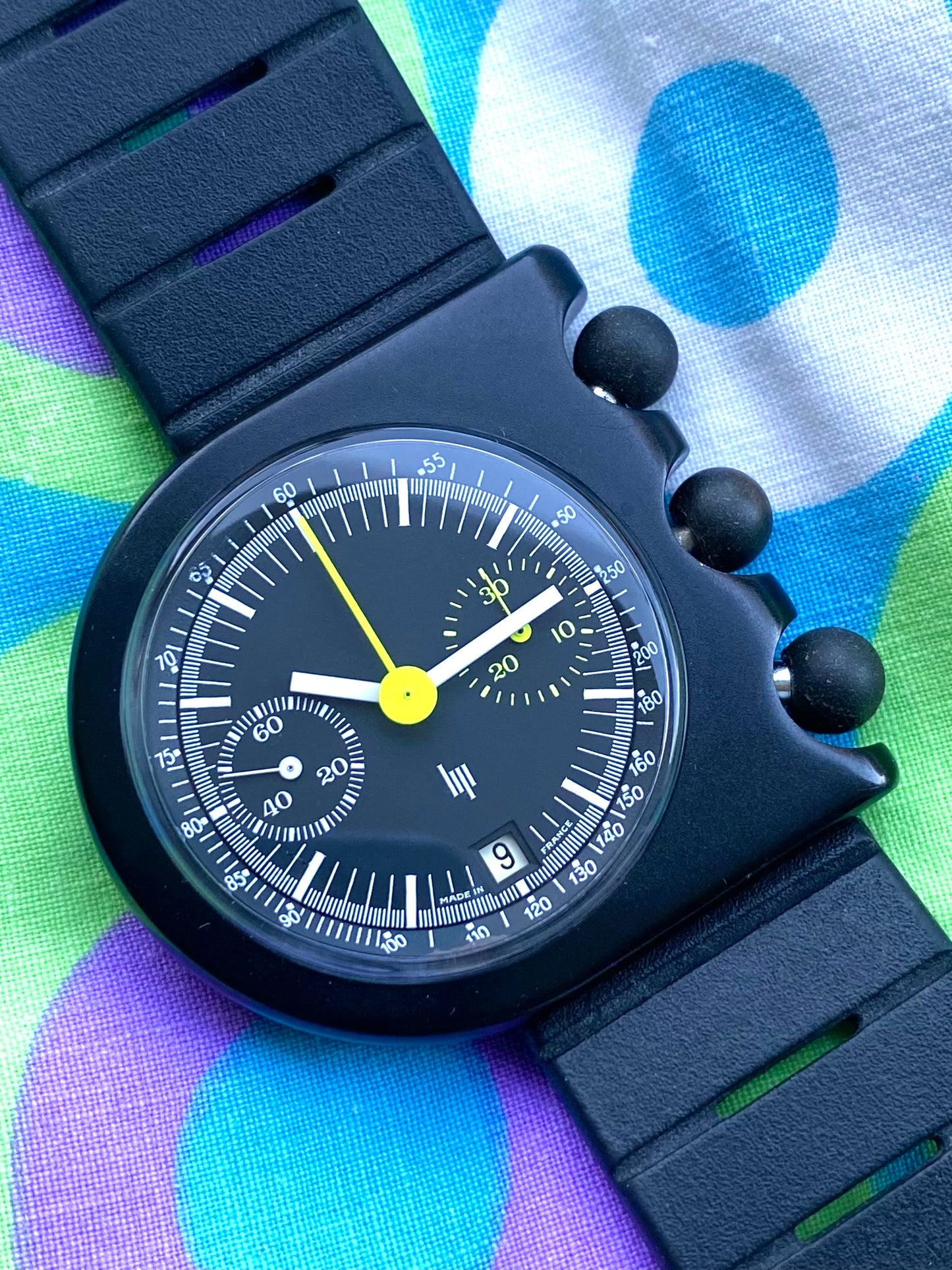 LIP Mach 2000 Chronograph Valjoux 7734 - Roger Tallon - Montre Vintage Mécanique - 1970