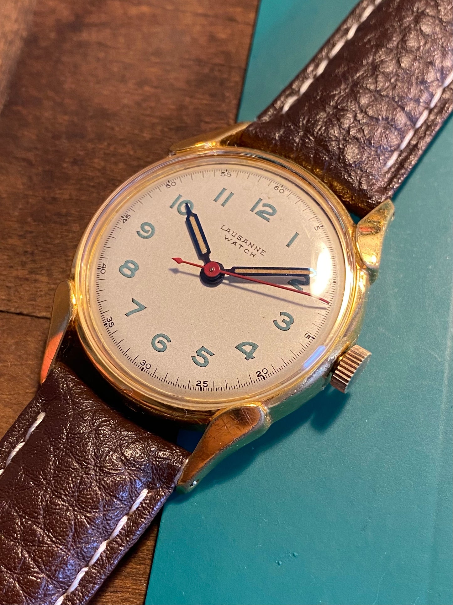 Lausanne Montre Vintage Mécanique 1950