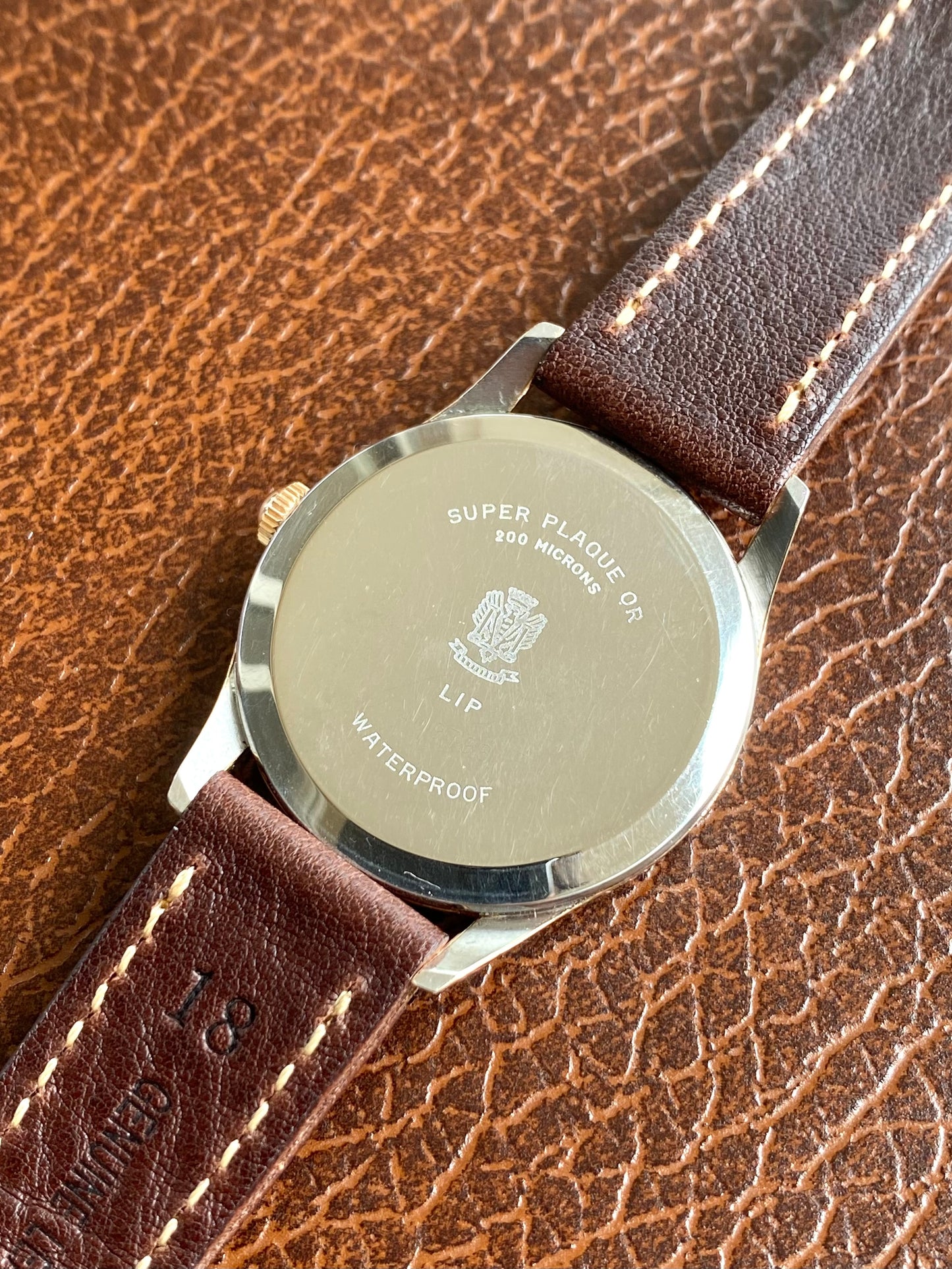 LIP Himalaya Dato Boitier Super Plaqué Or 200 Microns - Montre Vintage Mécanique R23 1960