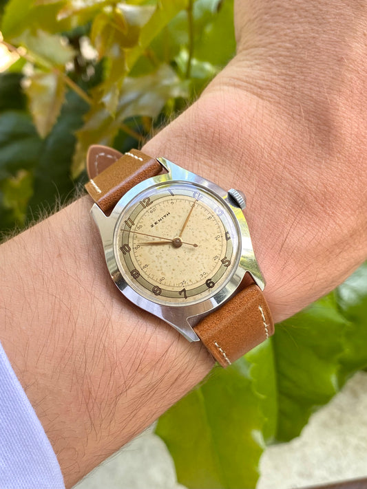 Zenith Montre Vintage Mécanique Acier - Cal.106 - 1950