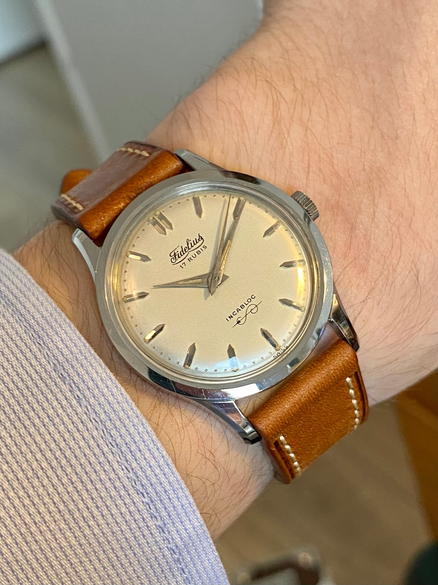 Fidelius Swiss Montre Vintage Mécanique 1960