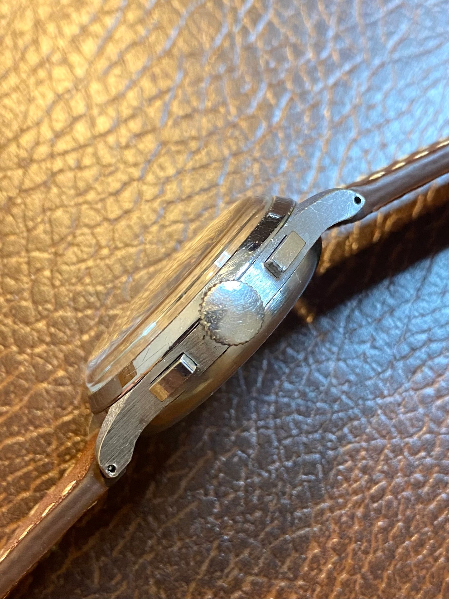 LEONIDAS Chronographe Pré Heuer Montre Vintage Mécanique Landeron 48 - 1950