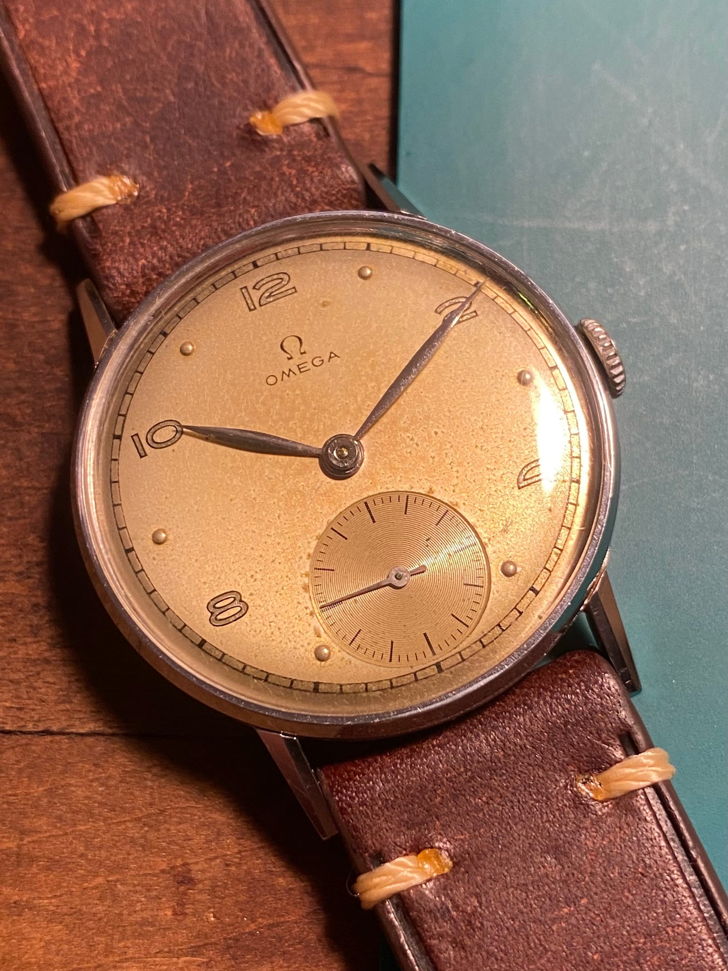 Omega Cal.28 Réf. 2595/2 Montre Vintage Mécanique 1945