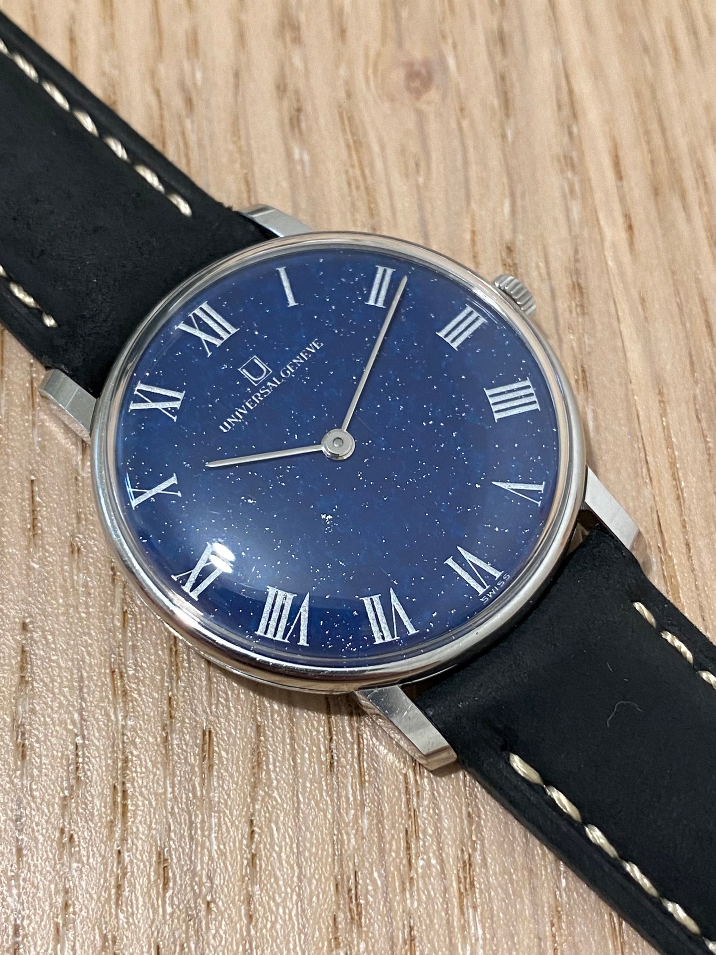 Universal Genève Lapis Lazuli Cal.42 Montre Vintage Mécanique 1960