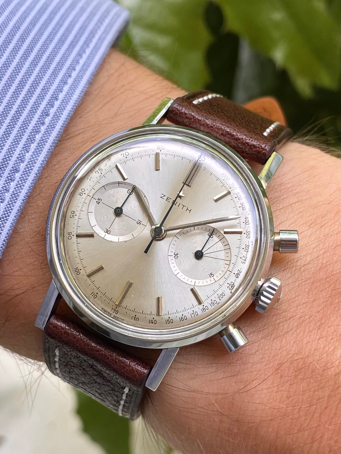 Zenith Sporto Chronographe Calibre 136D Montre Vintage Mécanique - 1964