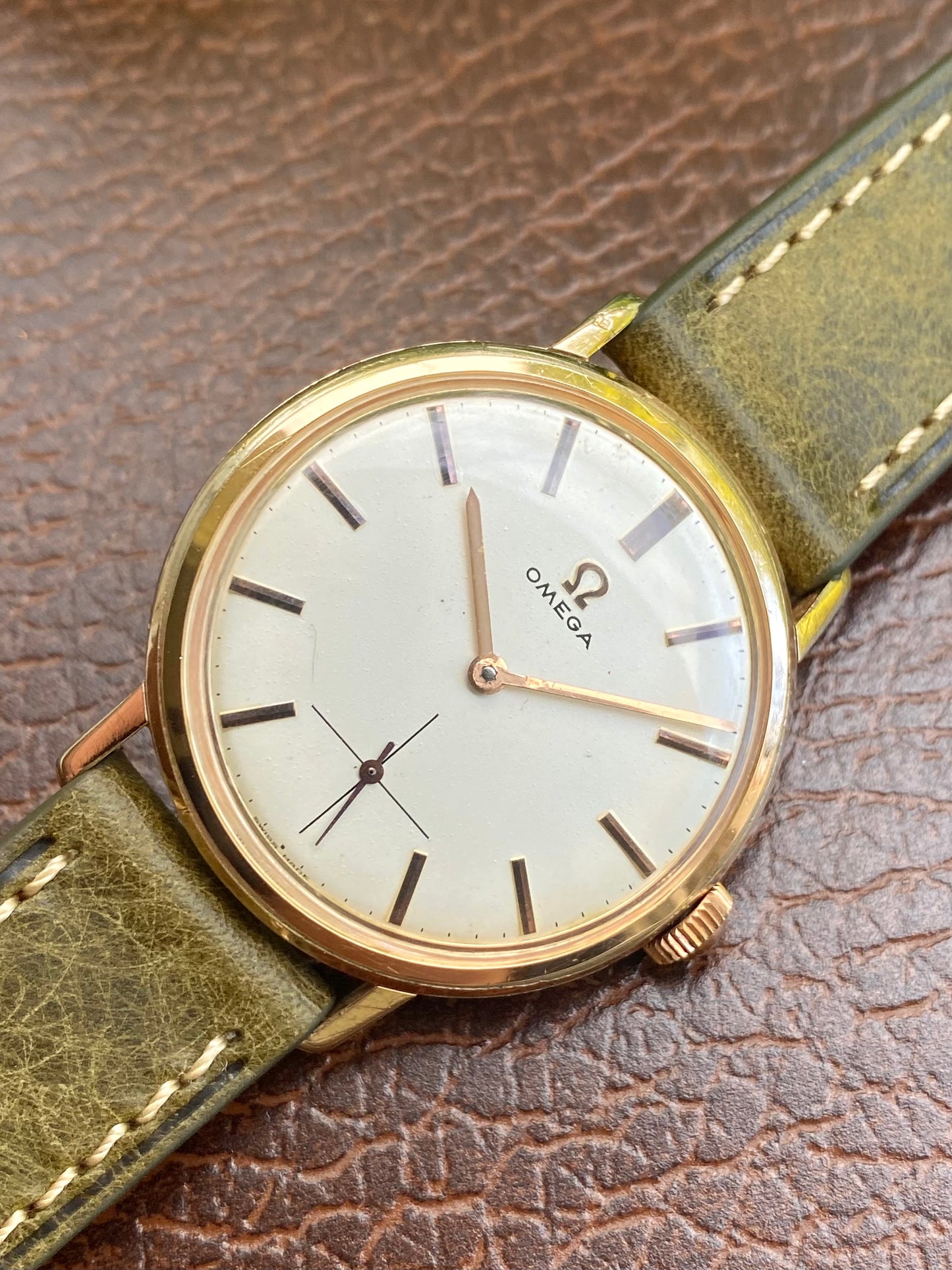 Omega Montre Vintage Mécanique Plaqué Or Cal.269 Réf. 121.002-62 - 1962