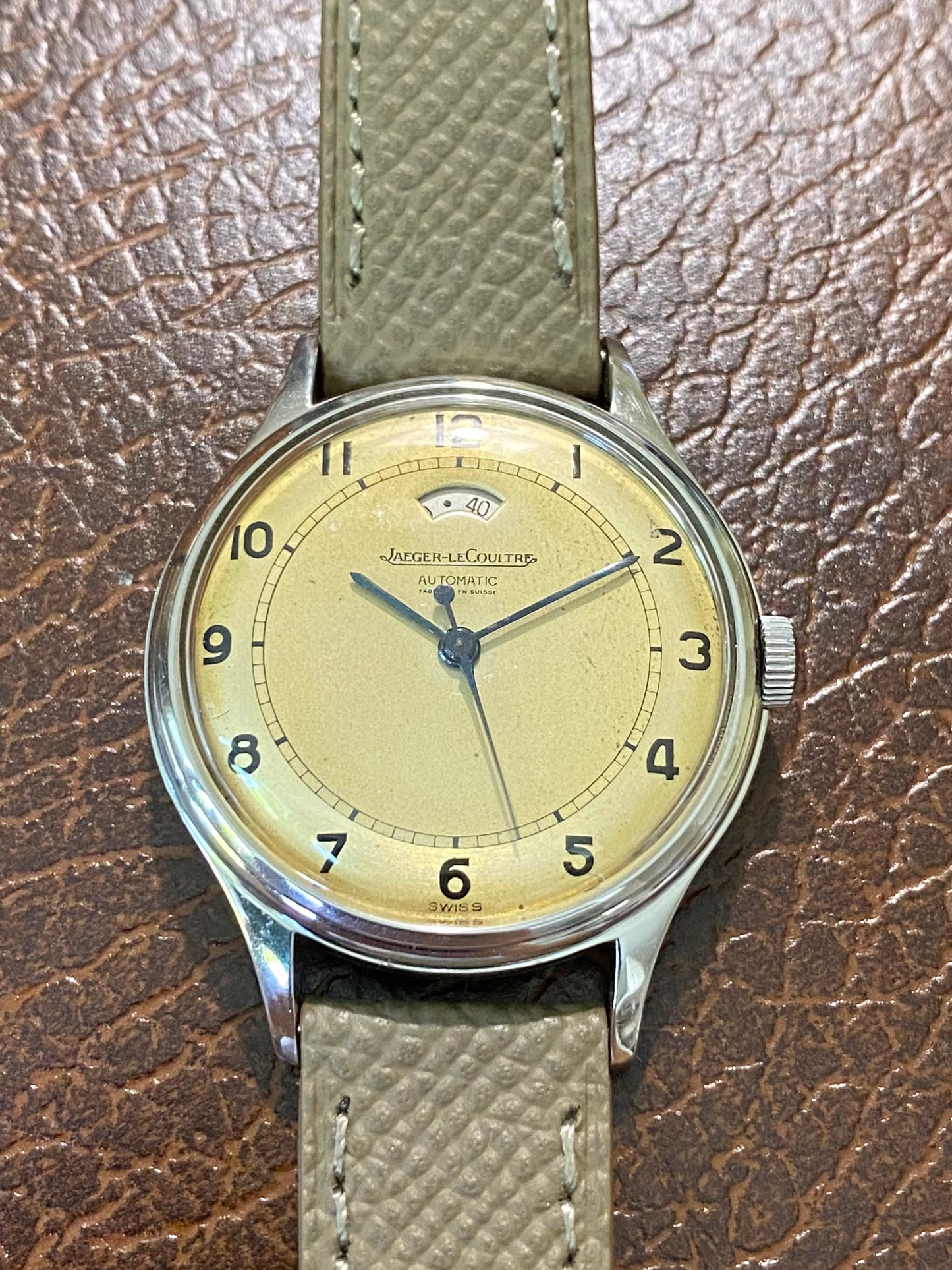 Jaeger-LeCoultre Réserve de Marché Cal.481 Automatic Bumper Powermatic Montre Vintage 1949