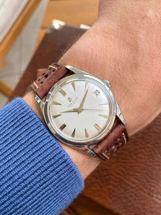 Breitling Genève Ref.4001 - Montre Vintage Suisse Mécanique Venus 227 - 1960