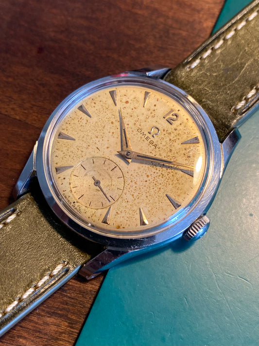 Omega 2639 -15 Montre Vintage Mécanique Militaire Style Cal.266 1953