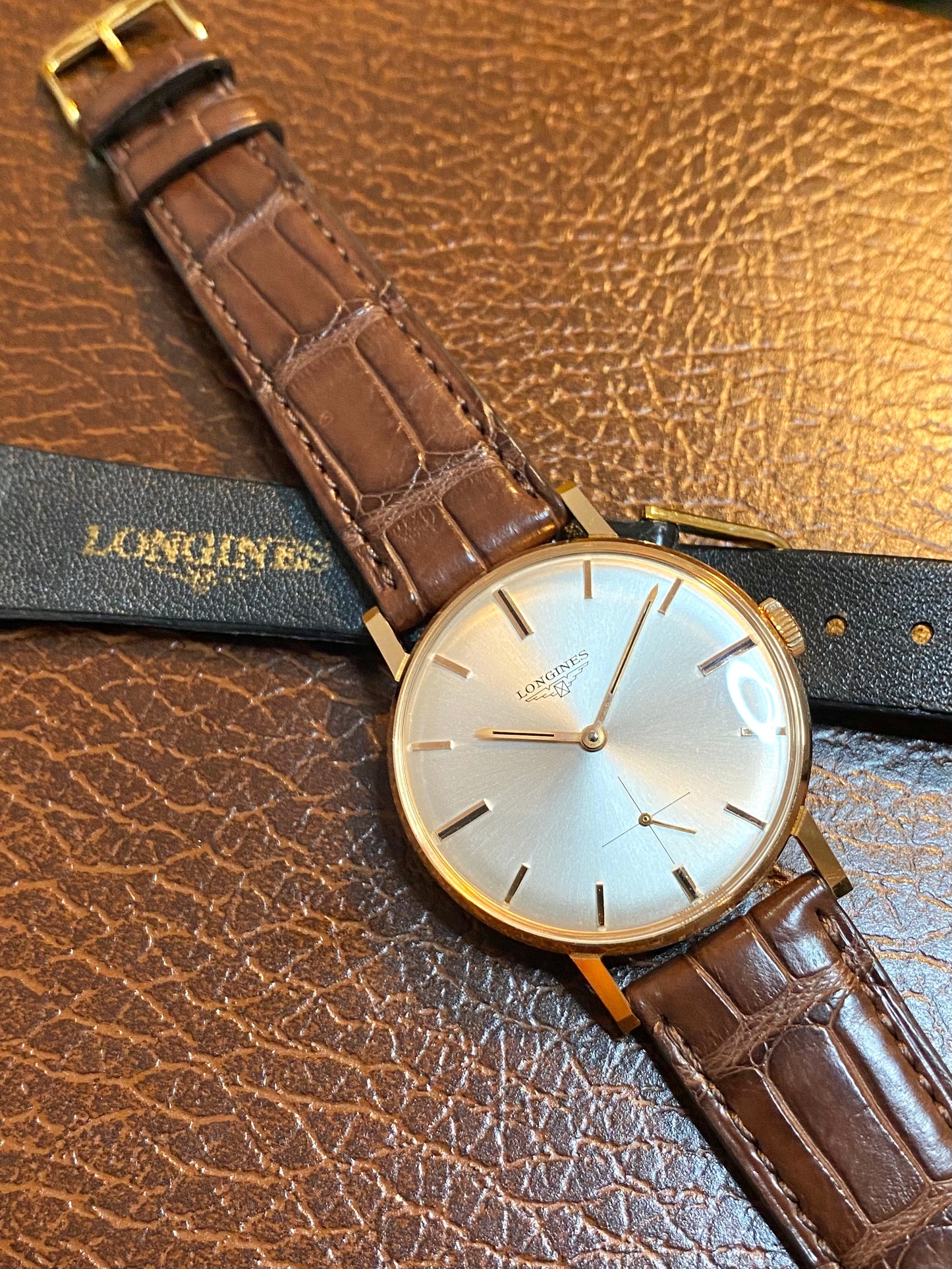 Longines 30L Or Rose 18k 750/1000 Montre Vintage Mécanique NOS 1960