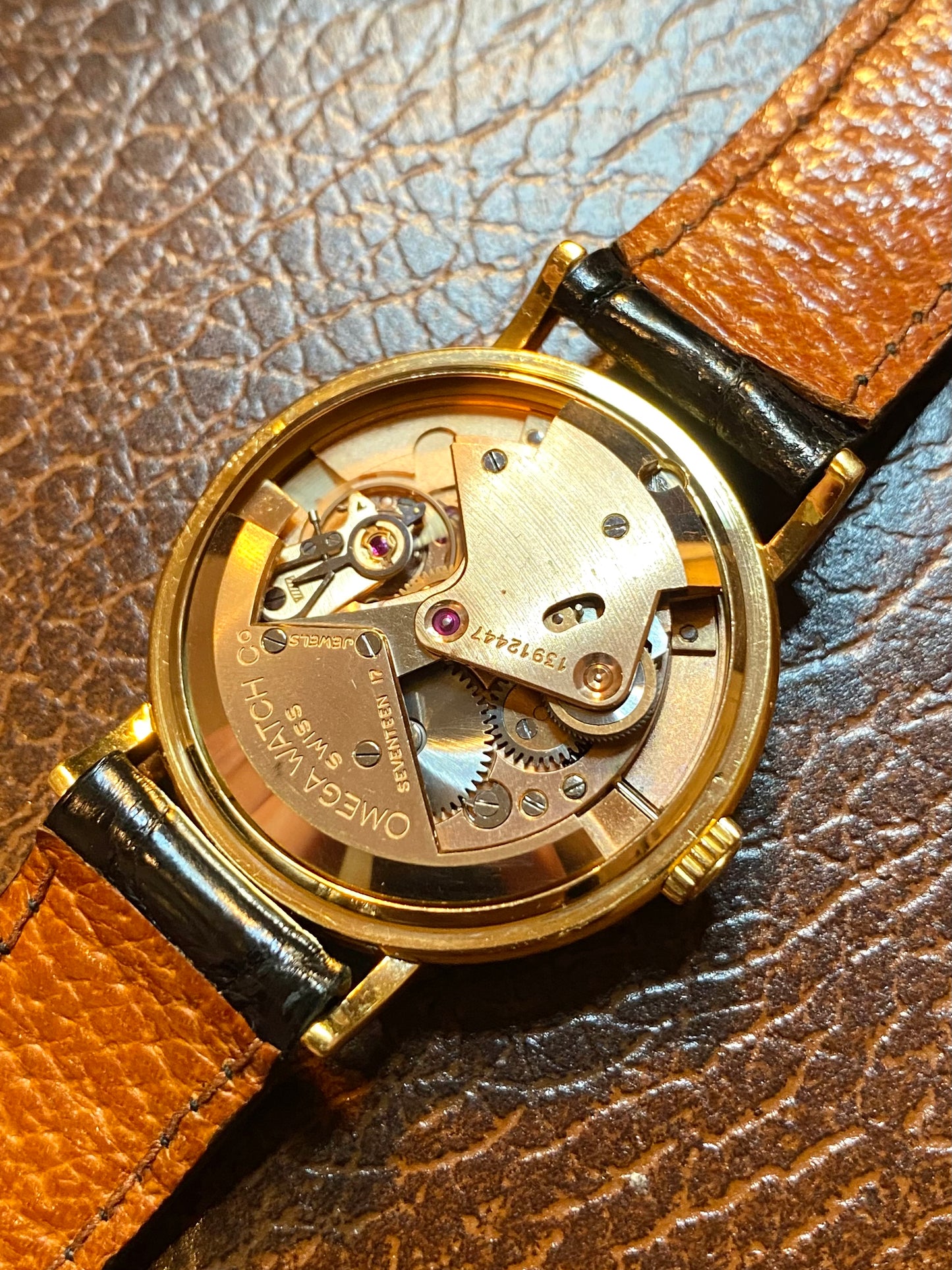 Omega Automatic Or Rose 18k 750/1000 Montre Vintage Mécanique Cal.354 Bumper 1953 + Écrin & Bracelet
