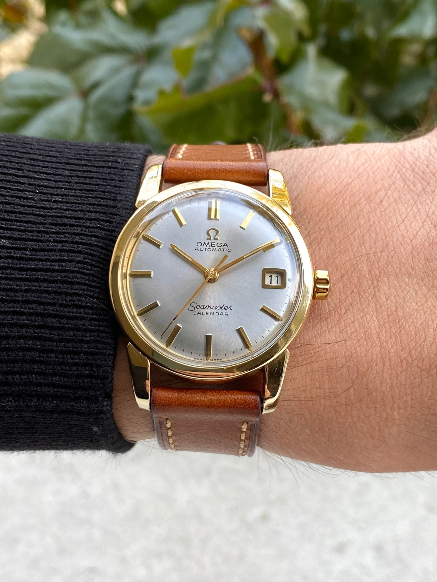 Omega Seamaster Calendar Automatic - Cal.503 Ref.2849 Montre Vintage Mécanique Plaqué Or