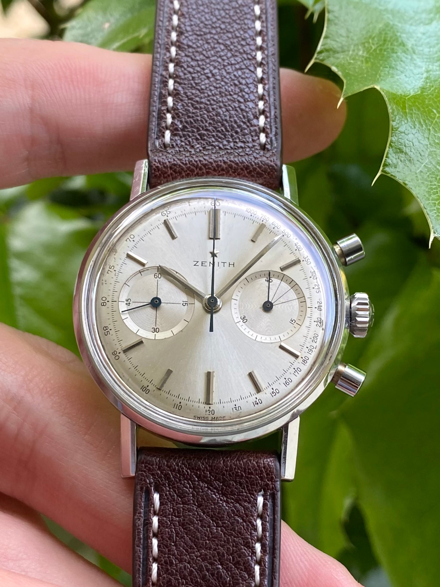 Zenith Sporto Chronographe Calibre 136D Montre Vintage Mécanique - 1964