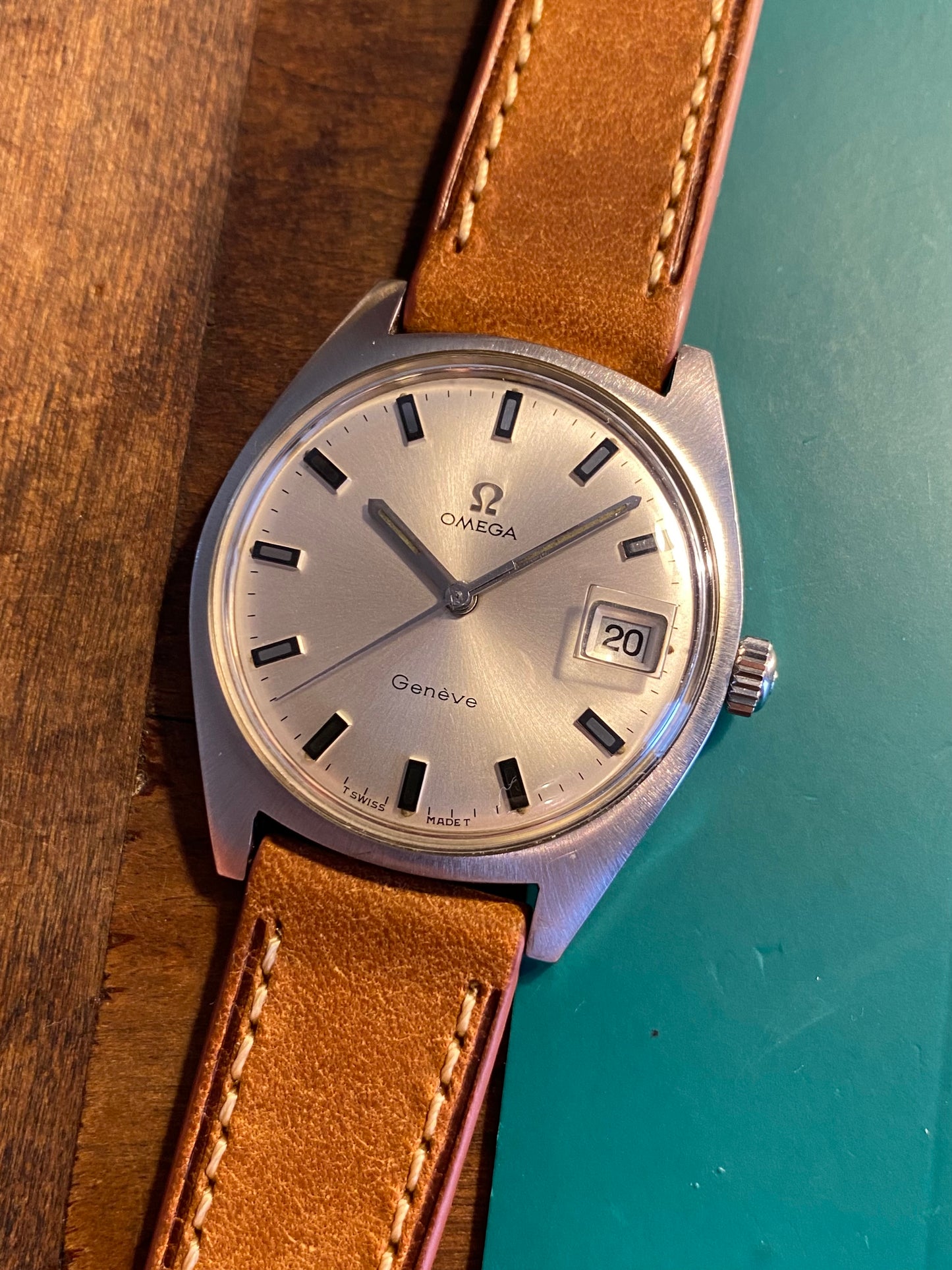 Omega Genève Cal.613 Montre Vintage Réf. 136.041 Mécanique 1968
