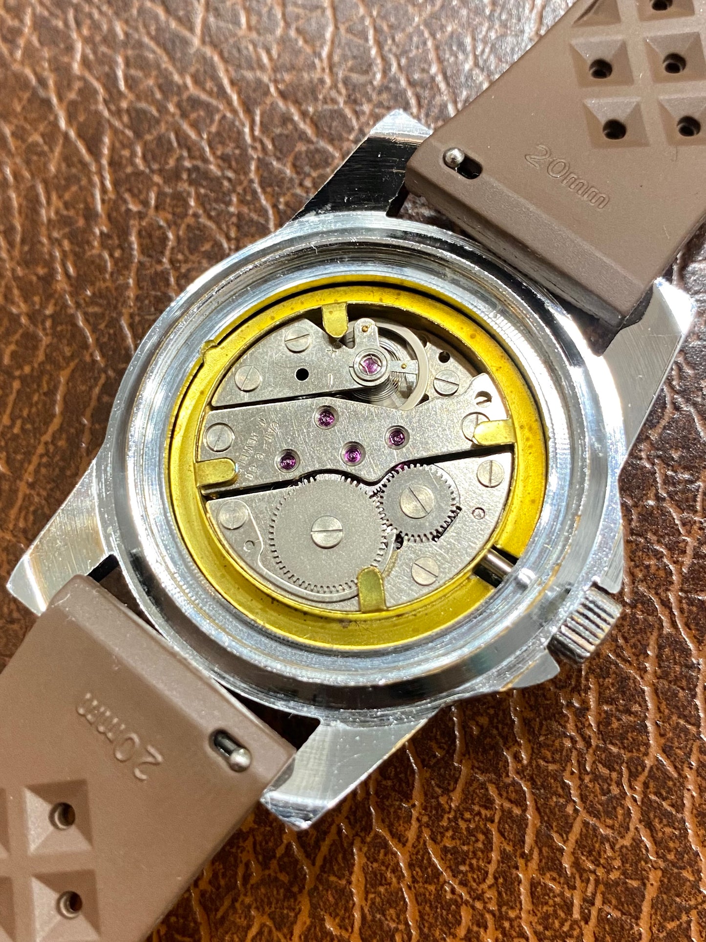 Mortima SuperDatomatic Montre Vintage Française Mécanique Diver Plongée 1970