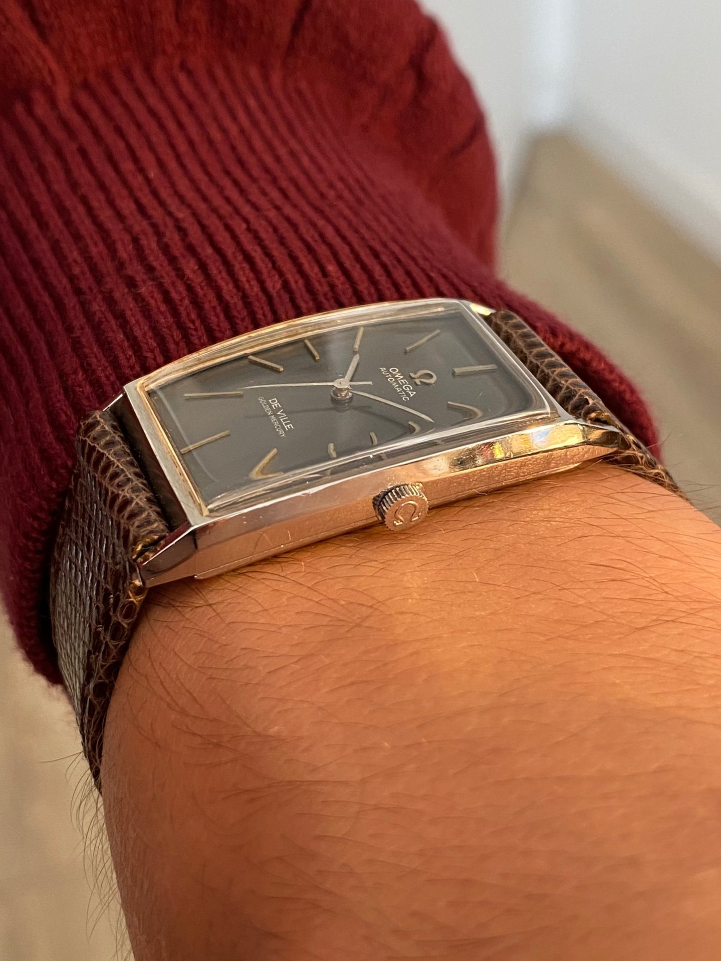 Omega DeVille Golden Mercury Automatic 161.034 Cal.671 Montre Vintage 1966