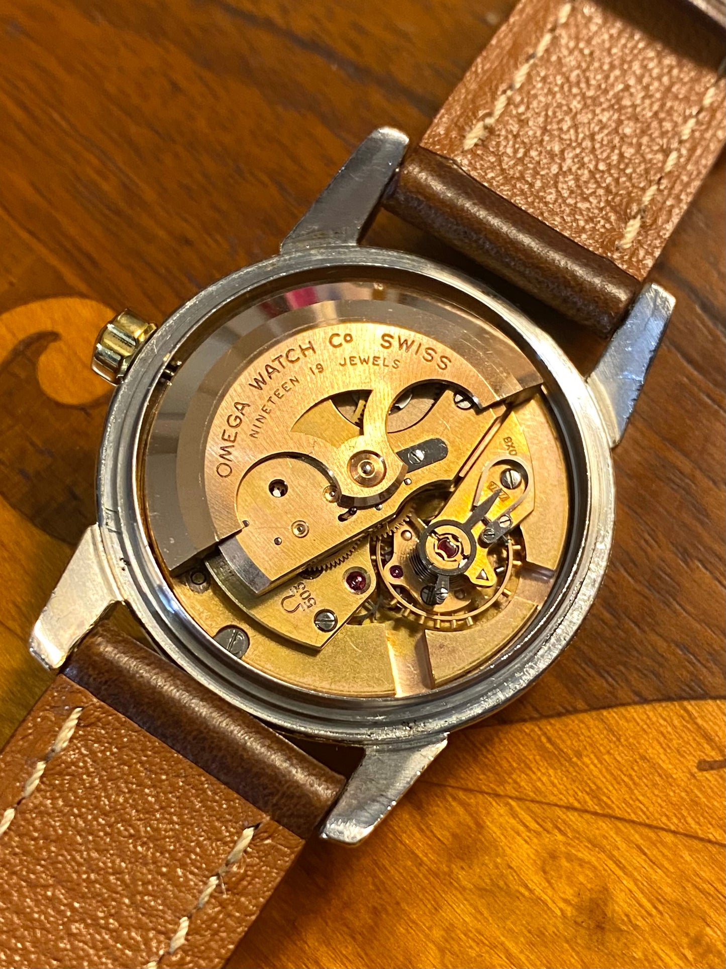 Omega Seamaster Calendar Automatic - Cal.503 Ref.2849 Montre Vintage Mécanique Plaqué Or
