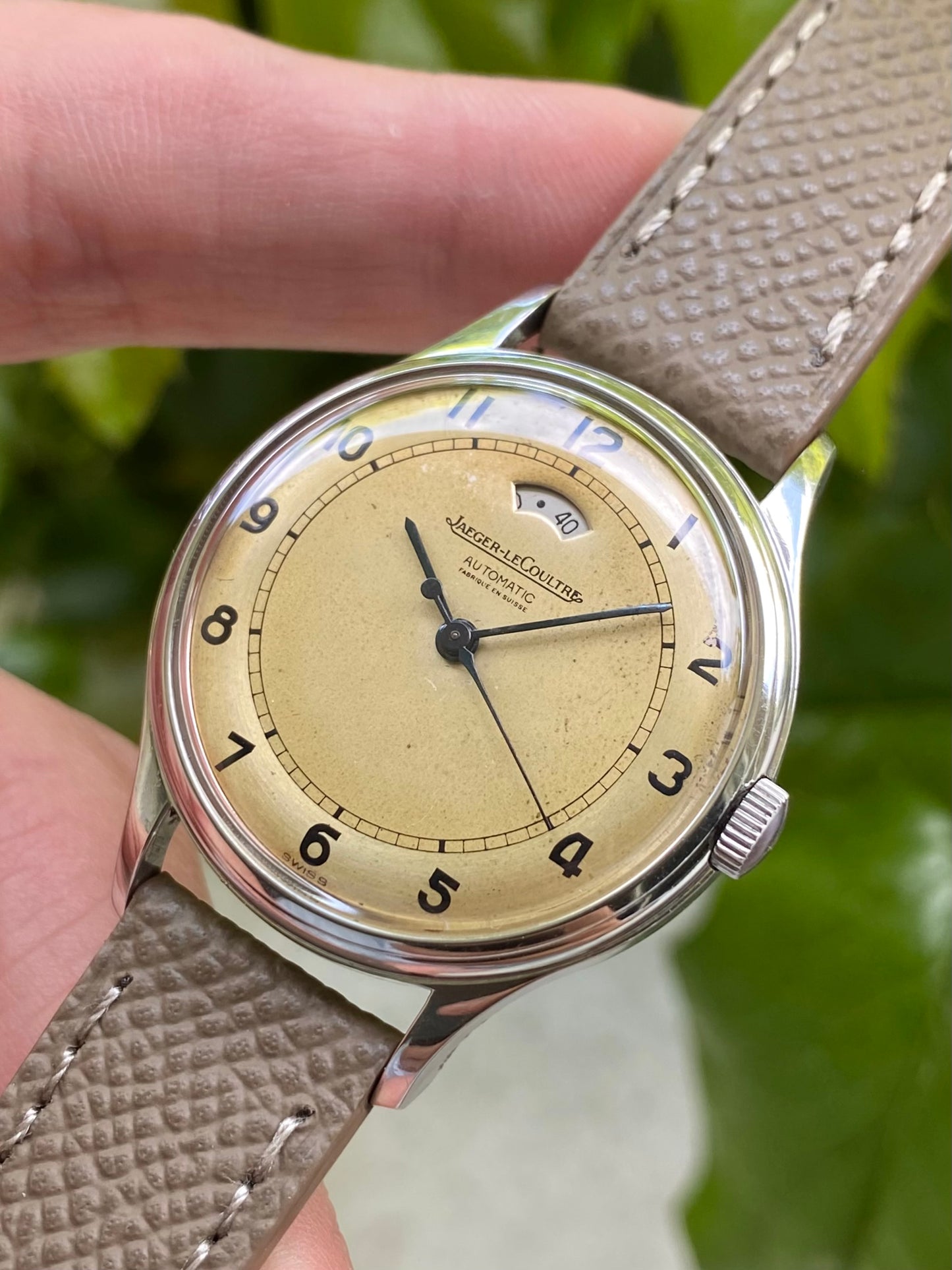 Jaeger-LeCoultre Réserve de Marché Cal.481 Automatic Bumper Powermatic Montre Vintage 1949