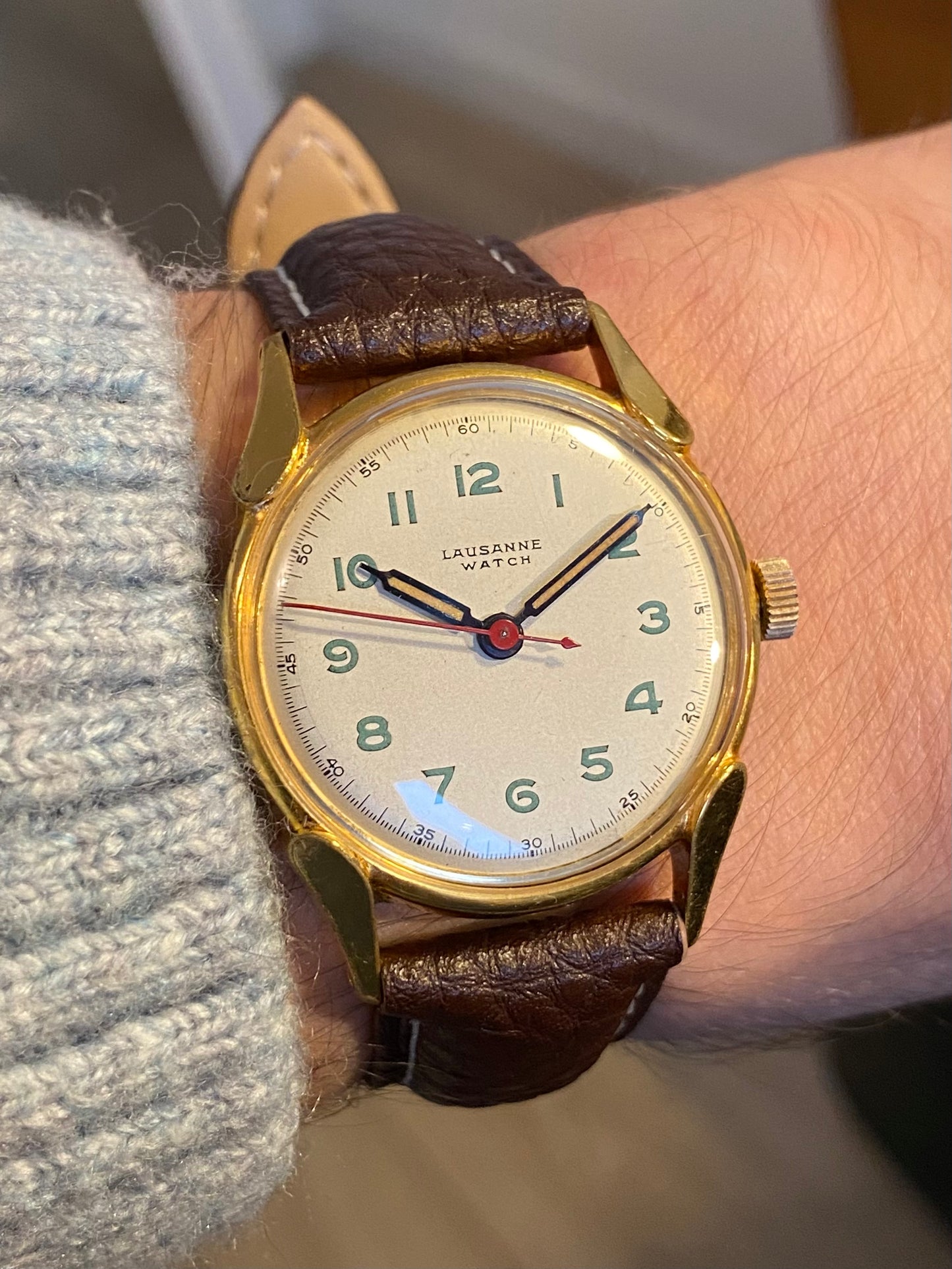 Lausanne Montre Vintage Mécanique 1950