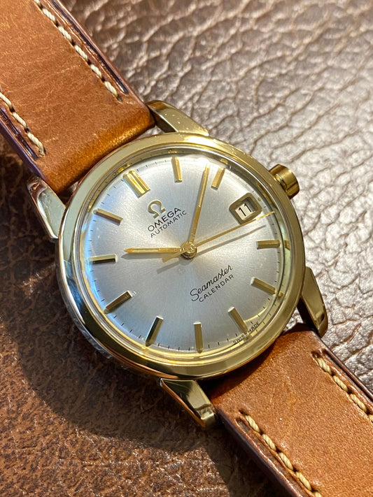 Omega Seamaster Calendar Automatic - Cal.503 Ref.2849 Montre Vintage Mécanique Plaqué Or