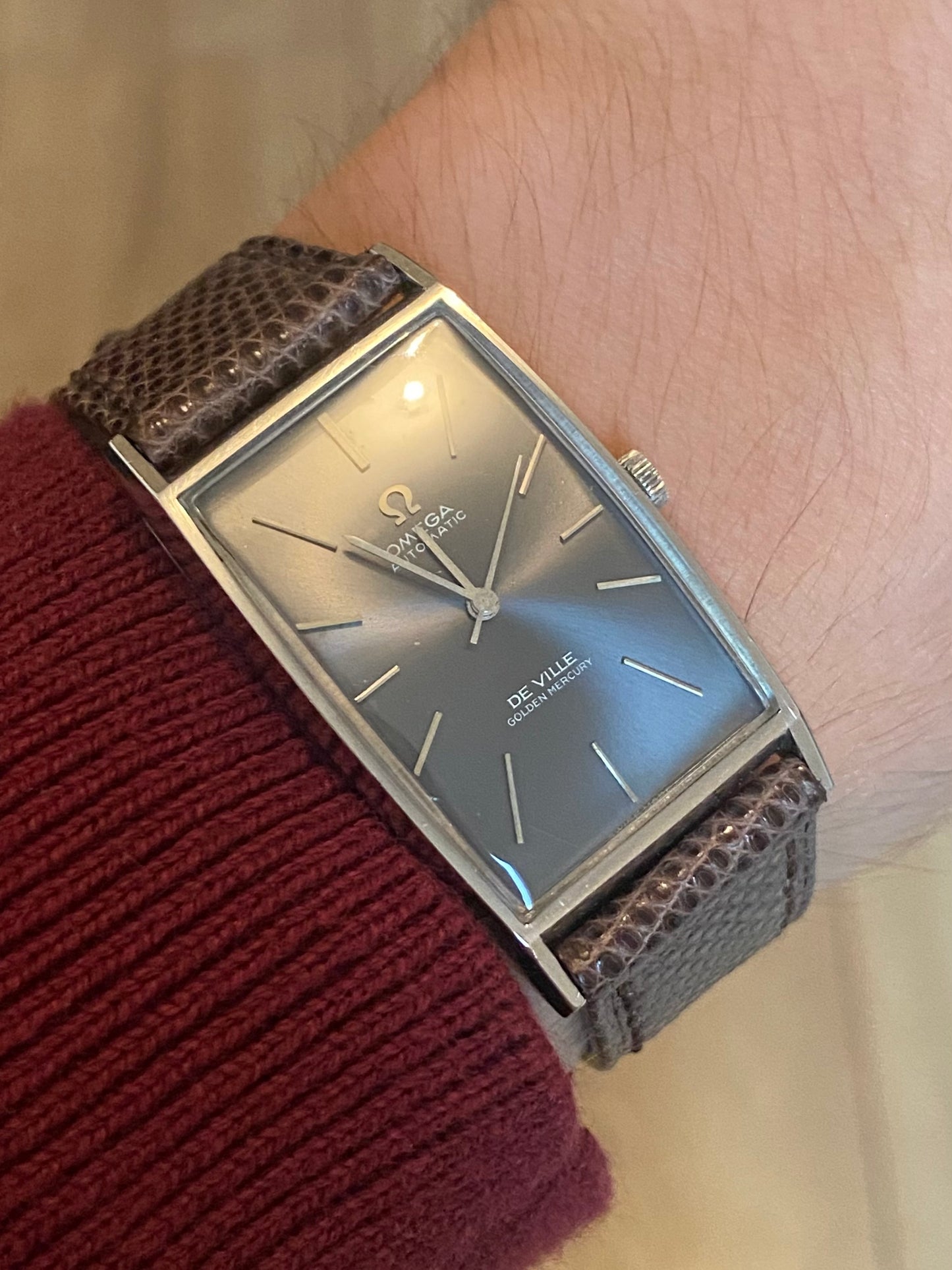 Omega DeVille Golden Mercury Automatic 161.034 Cal.671 Montre Vintage 1966