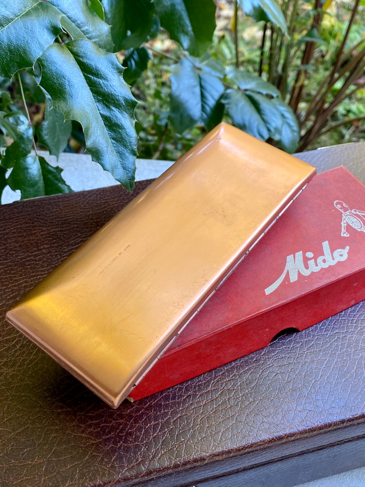 MIDO Multifort - Écrin Neuf en Métal Pour Montre Vintage Étui - Boîte 1950