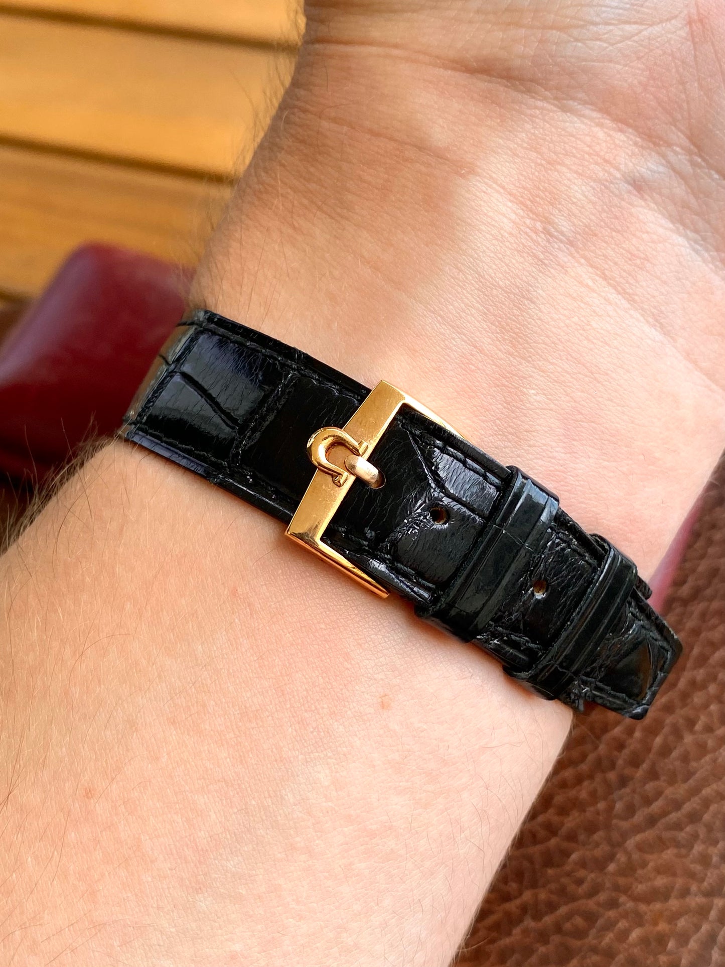 Omega Automatic Or Rose 18k 750/1000 Montre Vintage Mécanique Cal.354 Bumper 1953 + Écrin & Bracelet