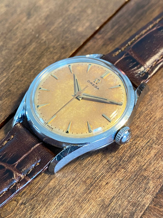 Omega 2830-2SC Tropical Dial Cal.420 Montre Vintage Mécanique 1956