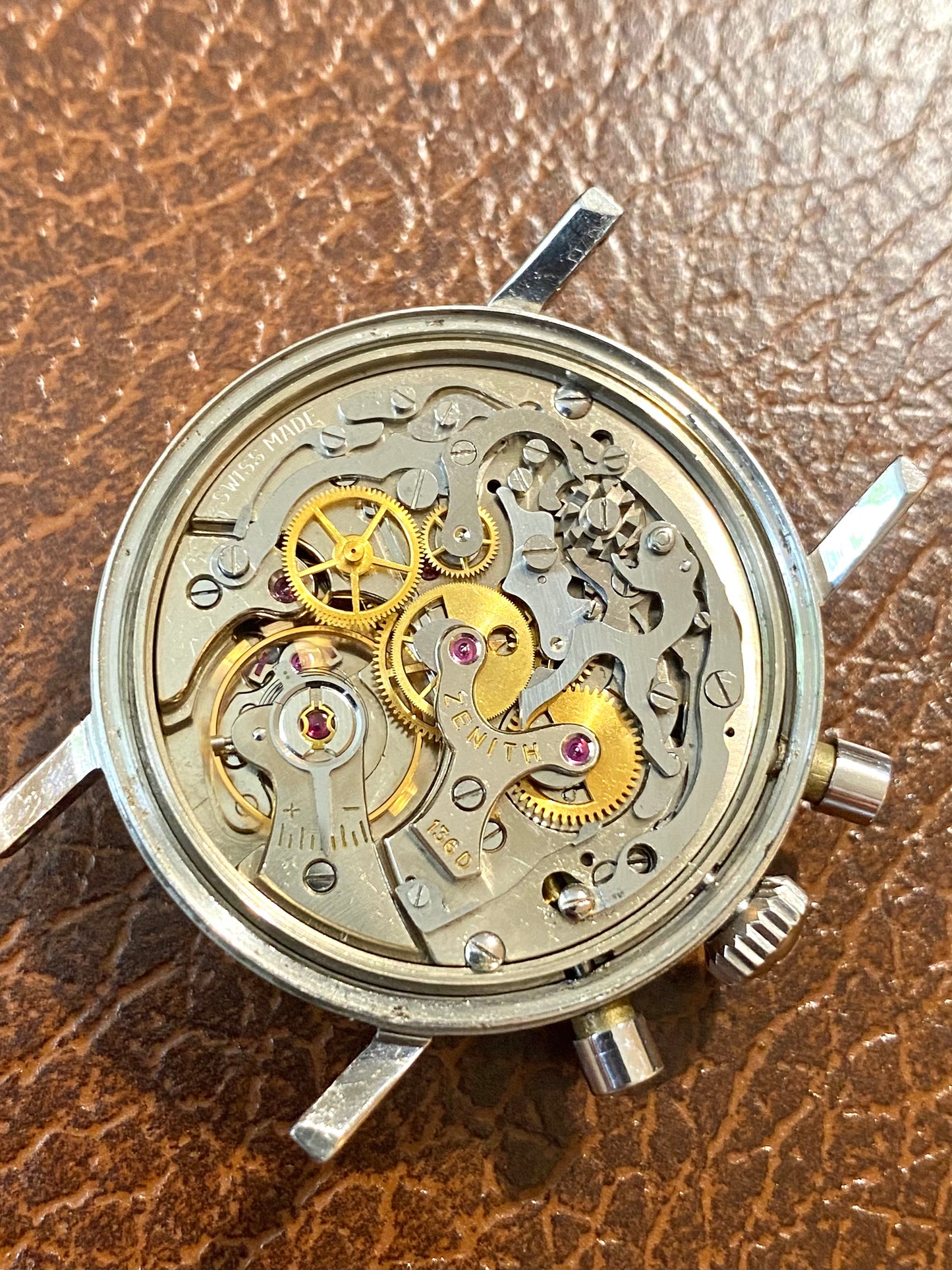 Zenith Sporto Chronographe Calibre 136D Montre Vintage Mécanique - 1964