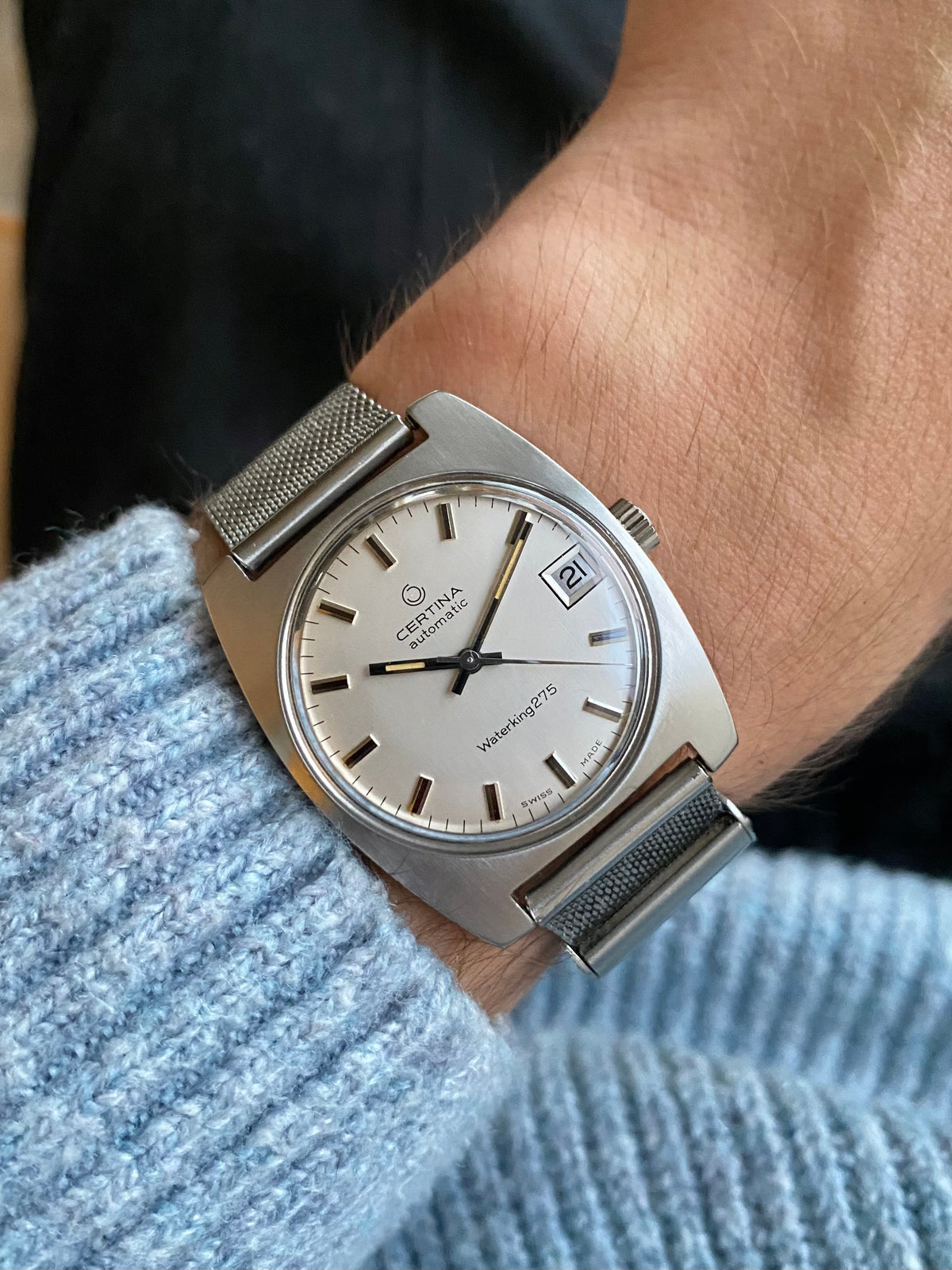 Certina WaterKing275 Automatic - Montre Vintage Suisse Mécanique Acier 1960