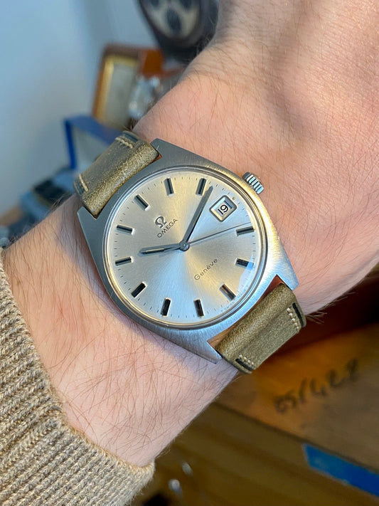 Omega Genève Cal.613 Réf.136.041 Montre Vintage Mécanique 1969