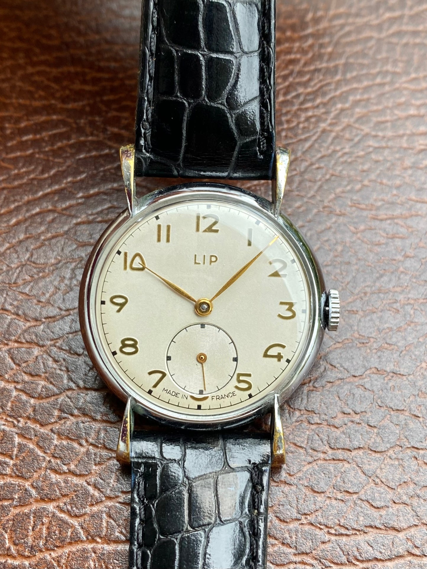 LIP R25 Montre Vintage Française Mécanique 1950