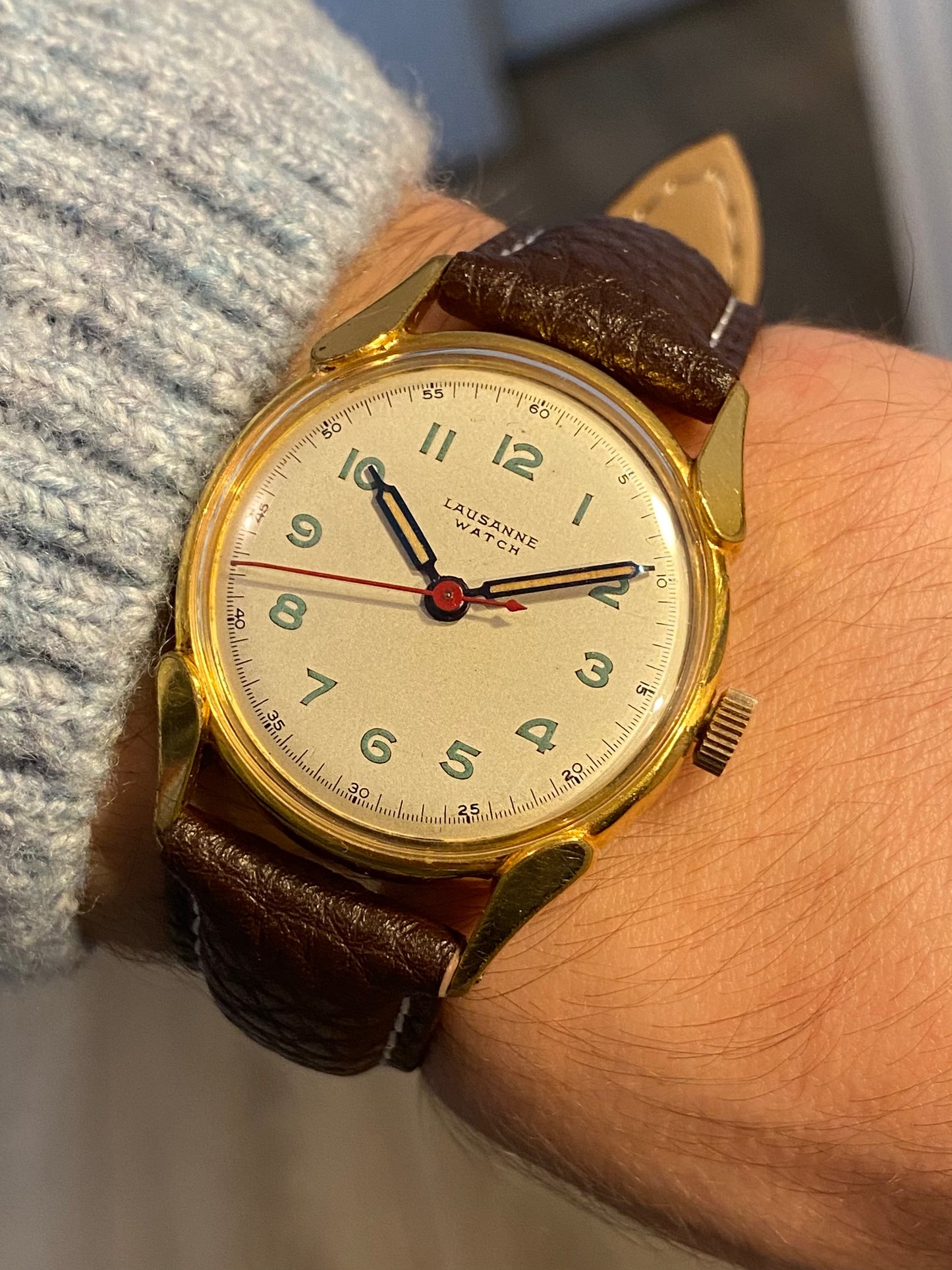 Lausanne Montre Vintage Mécanique 1950