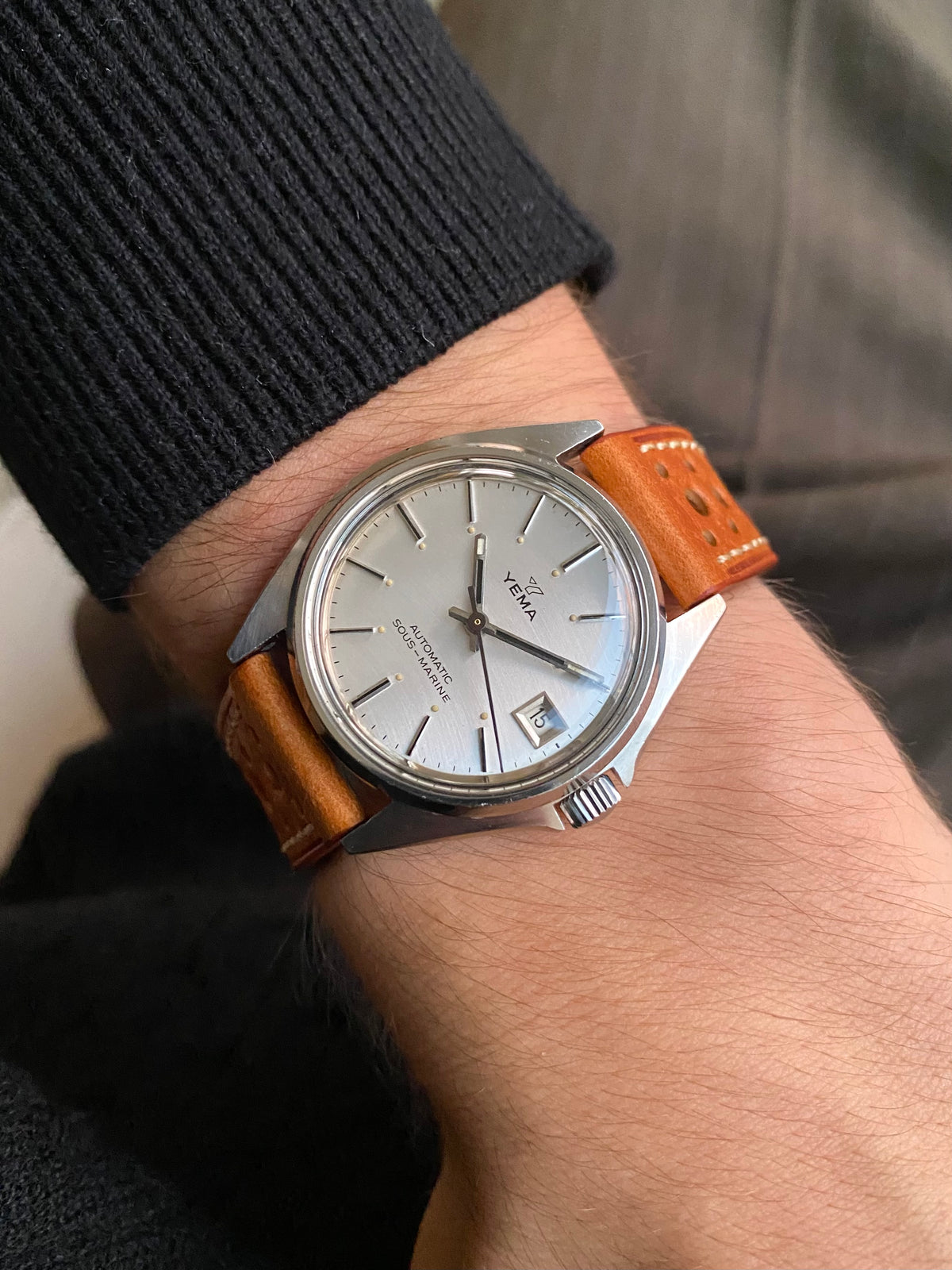 Yema France Sous-Marine Automatic - Montre Vintage Mécanique FE4611 1970