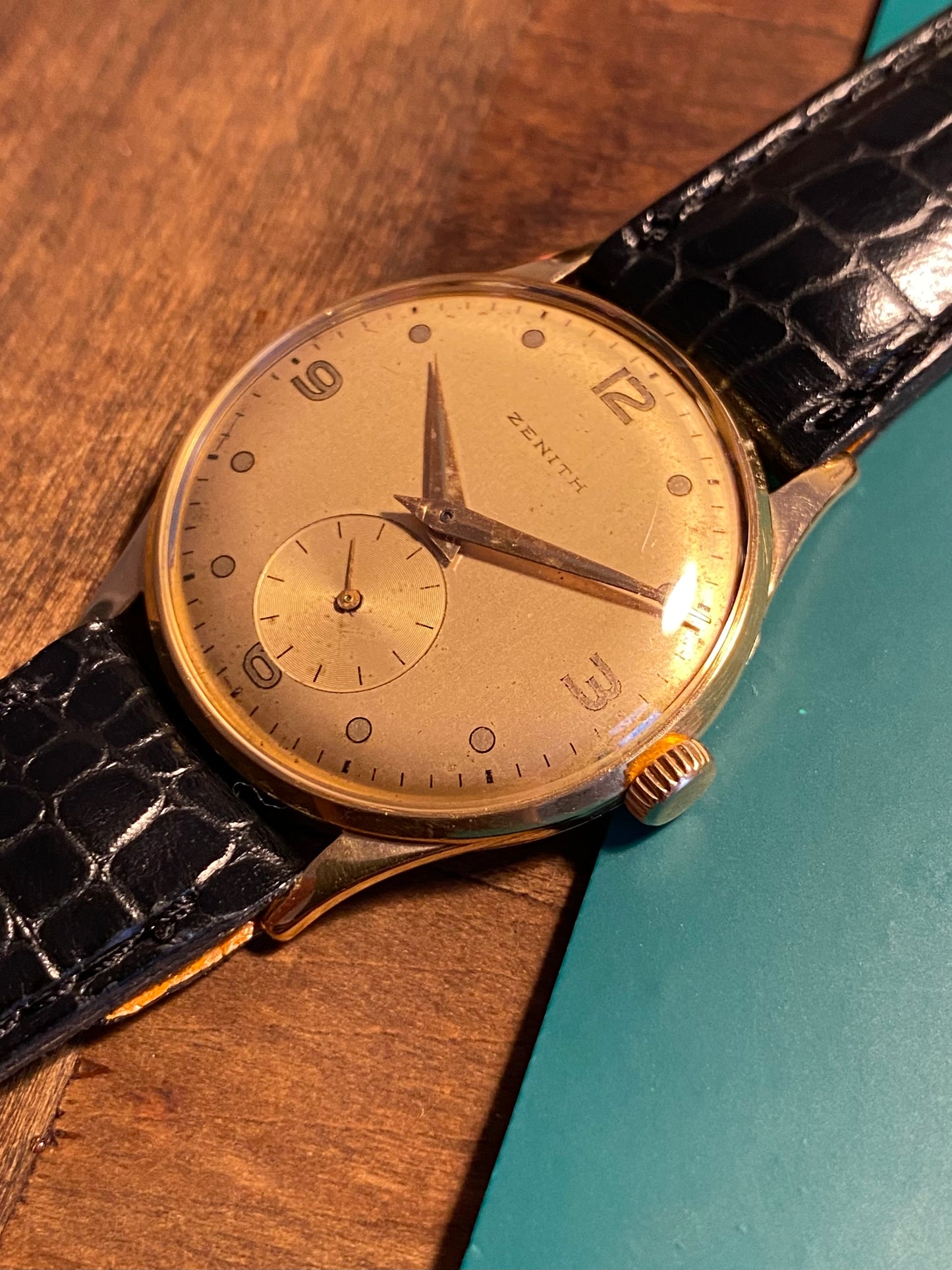 Zenith Cal.106 Or Rose 18k Montre Vintage Mécanique 1940