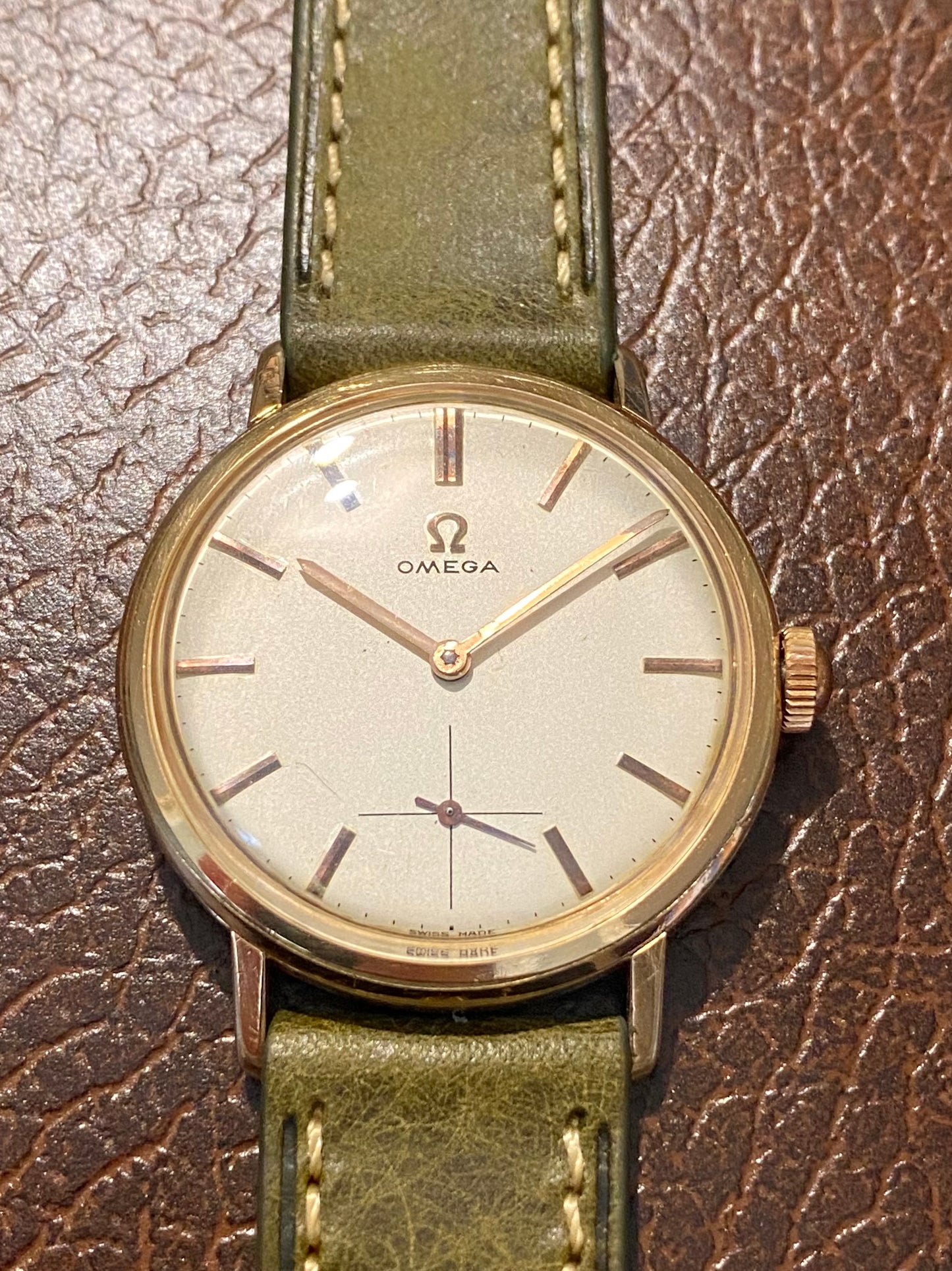 Omega Montre Vintage Mécanique Plaqué Or Cal.269 Réf. 121.002-62 - 1962
