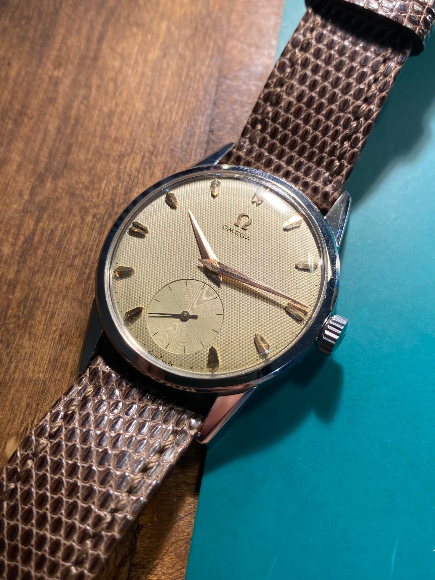 Omega Nid D’abeille "HoneyComb" Réf.14392-62-SC Montre Vintage Mécanique Cal.268 - 1959