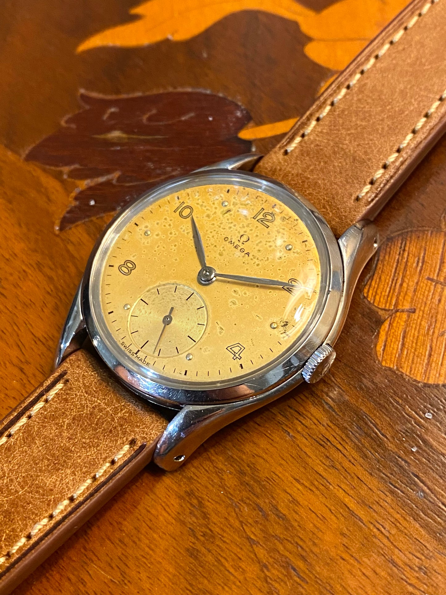 Omega 2503-5 Montre Vintage Mécanique Cal. 265 Cadran "Tropical" 1948