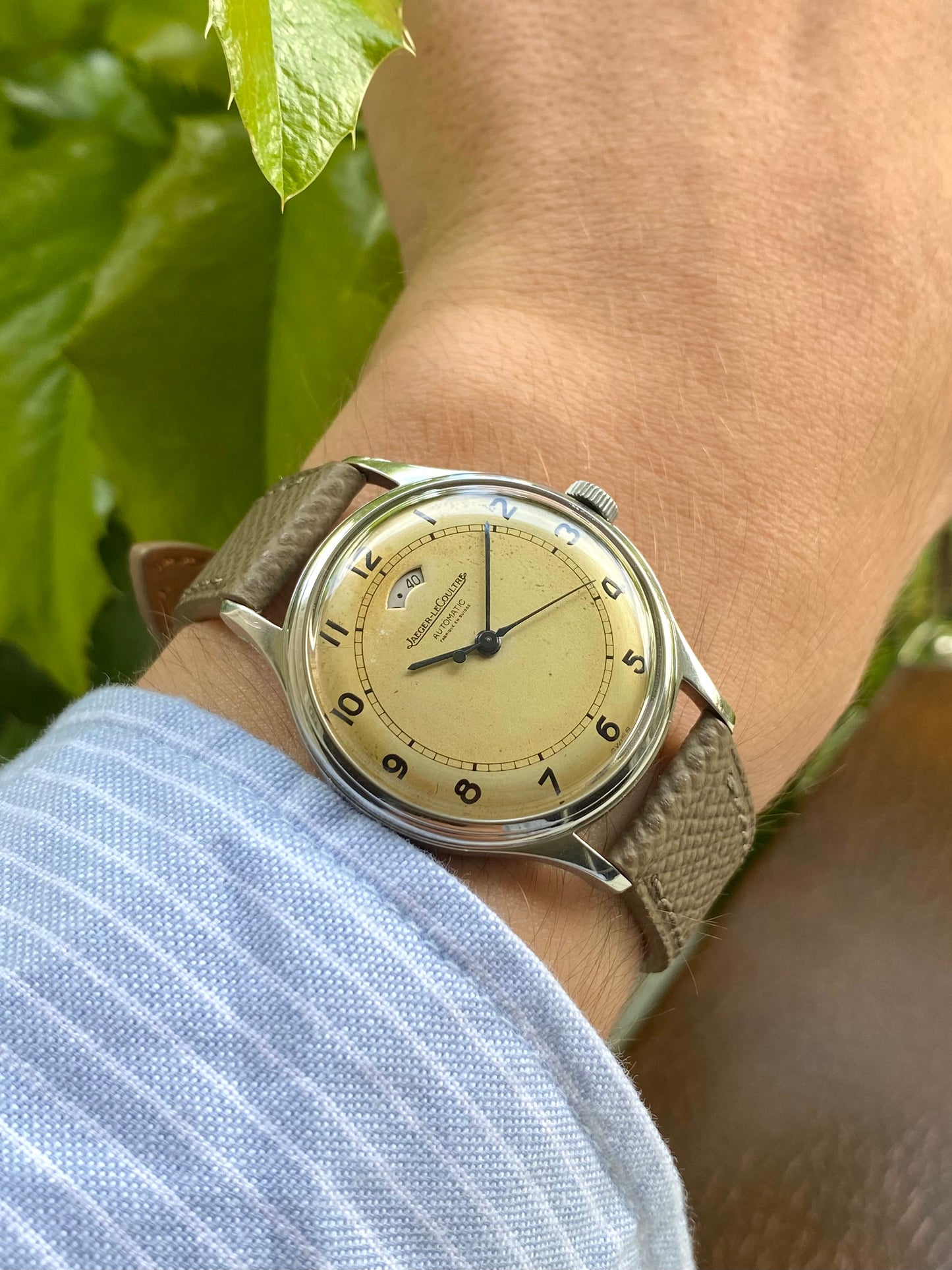 Jaeger-LeCoultre Réserve de Marché Cal.481 Automatic Bumper Powermatic Montre Vintage 1949