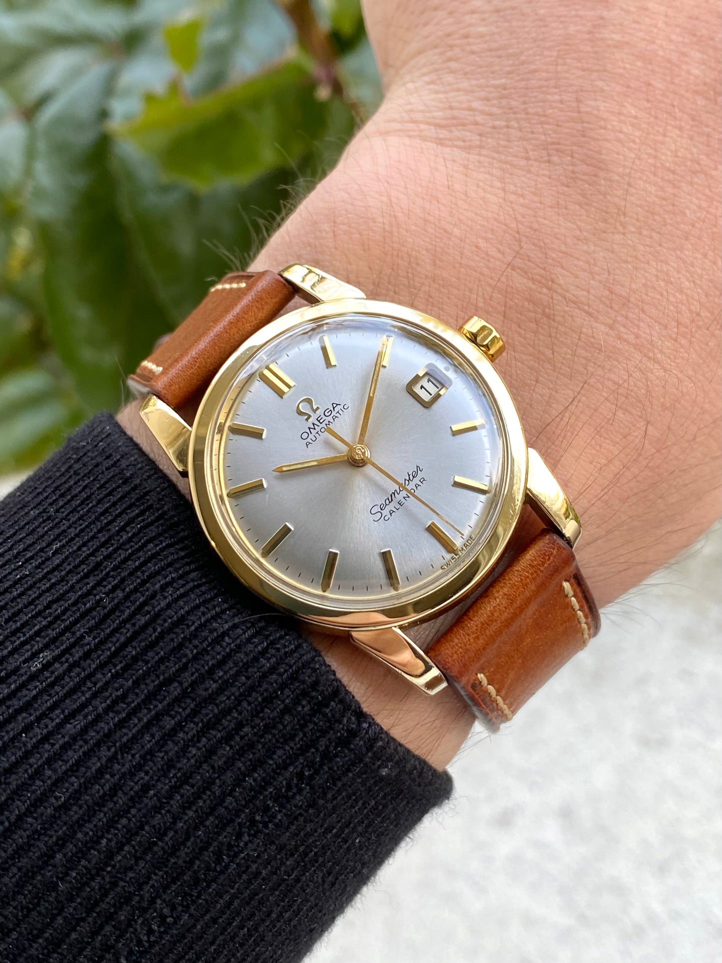 Omega Seamaster Calendar Automatic - Cal.503 Ref.2849 Montre Vintage Mécanique Plaqué Or