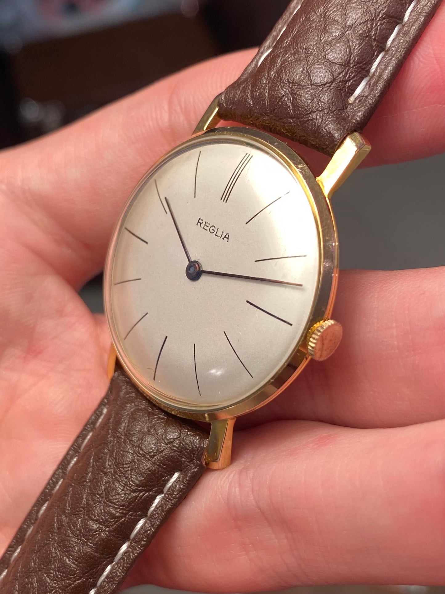 Reglia Extra Slim Montre Vintage Mécanique 1960