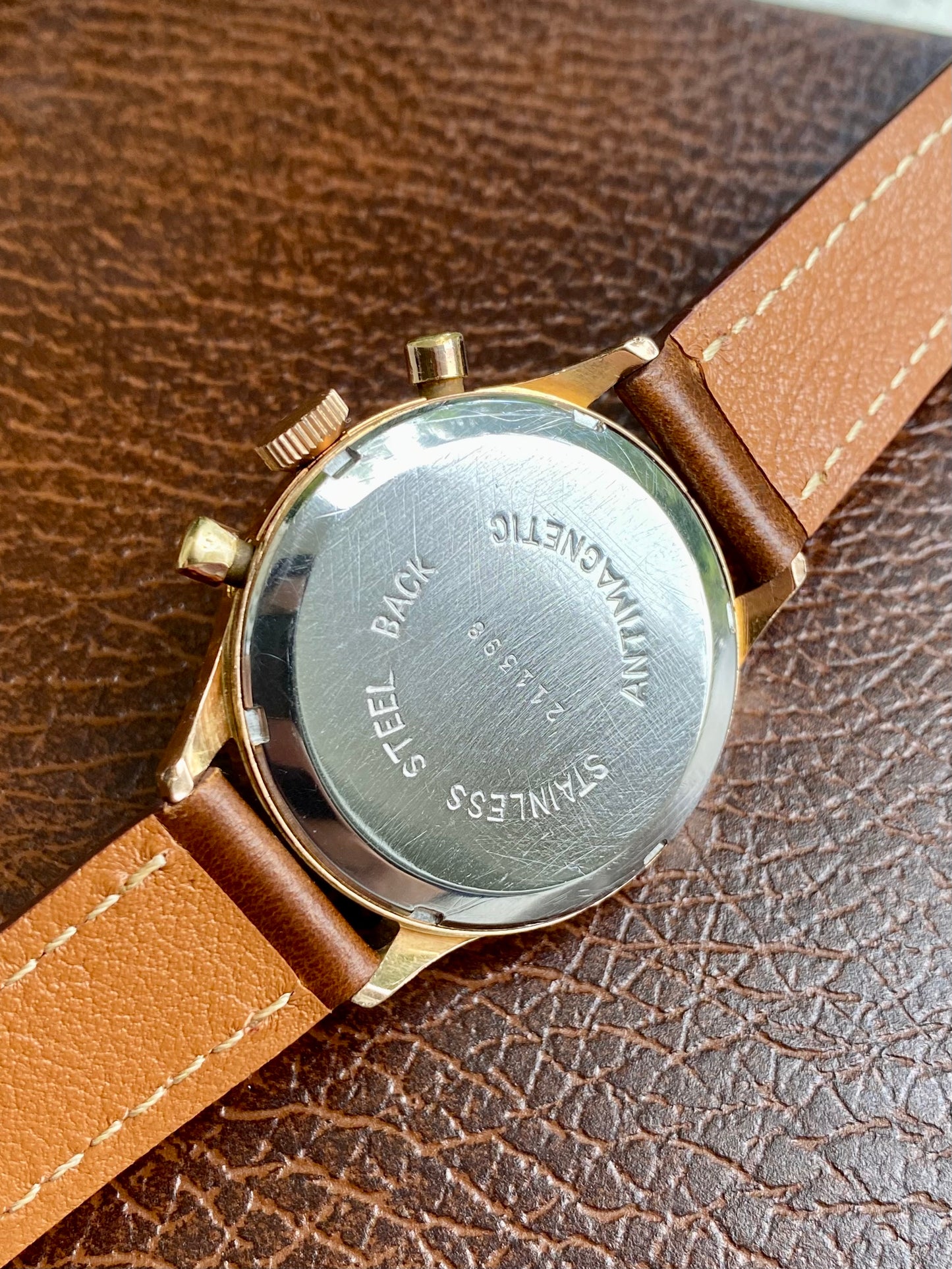 Elva Chronograph Landeron 187 Montre Vintage Mécanique 1960